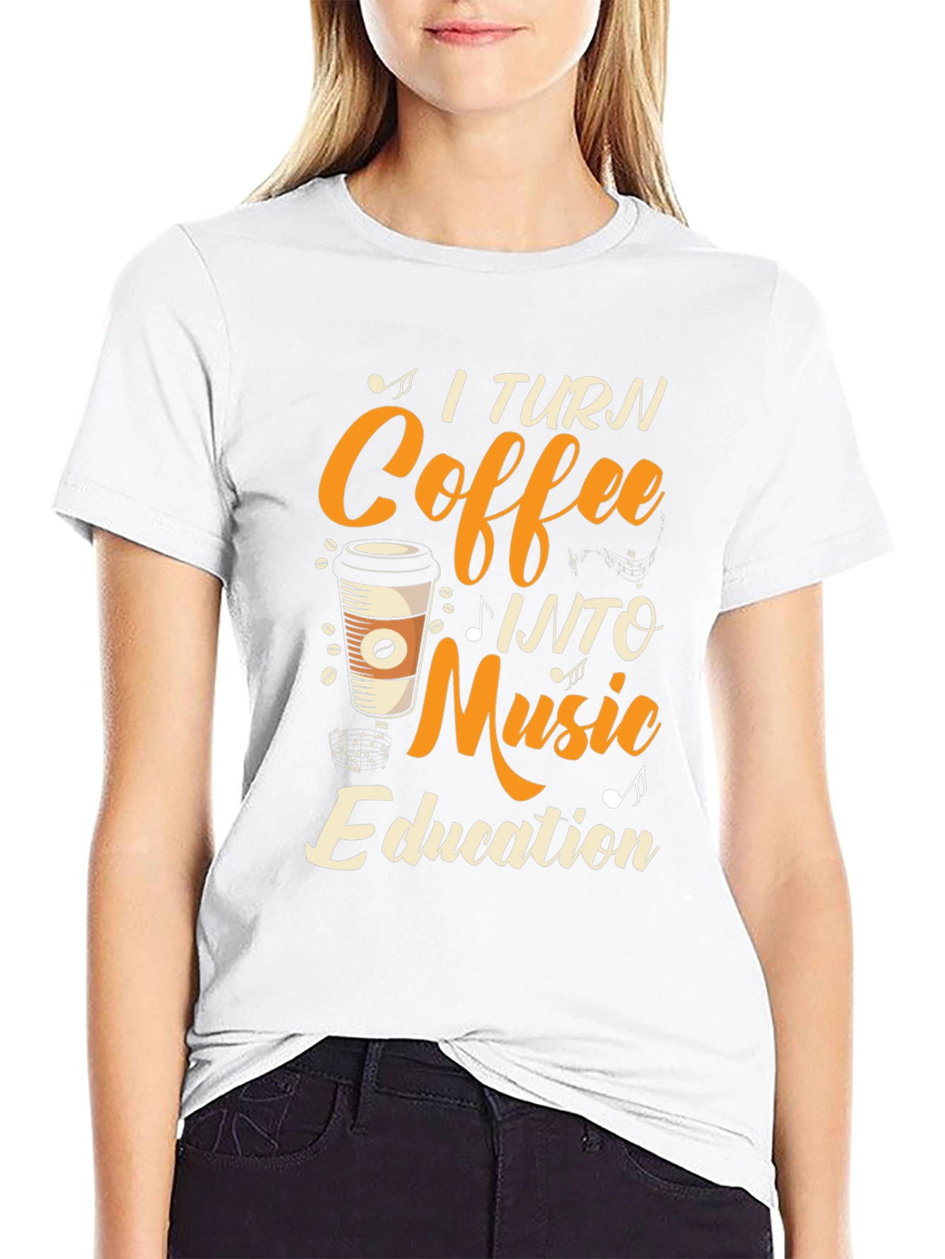 Coffee Into Music Education T-Shirt