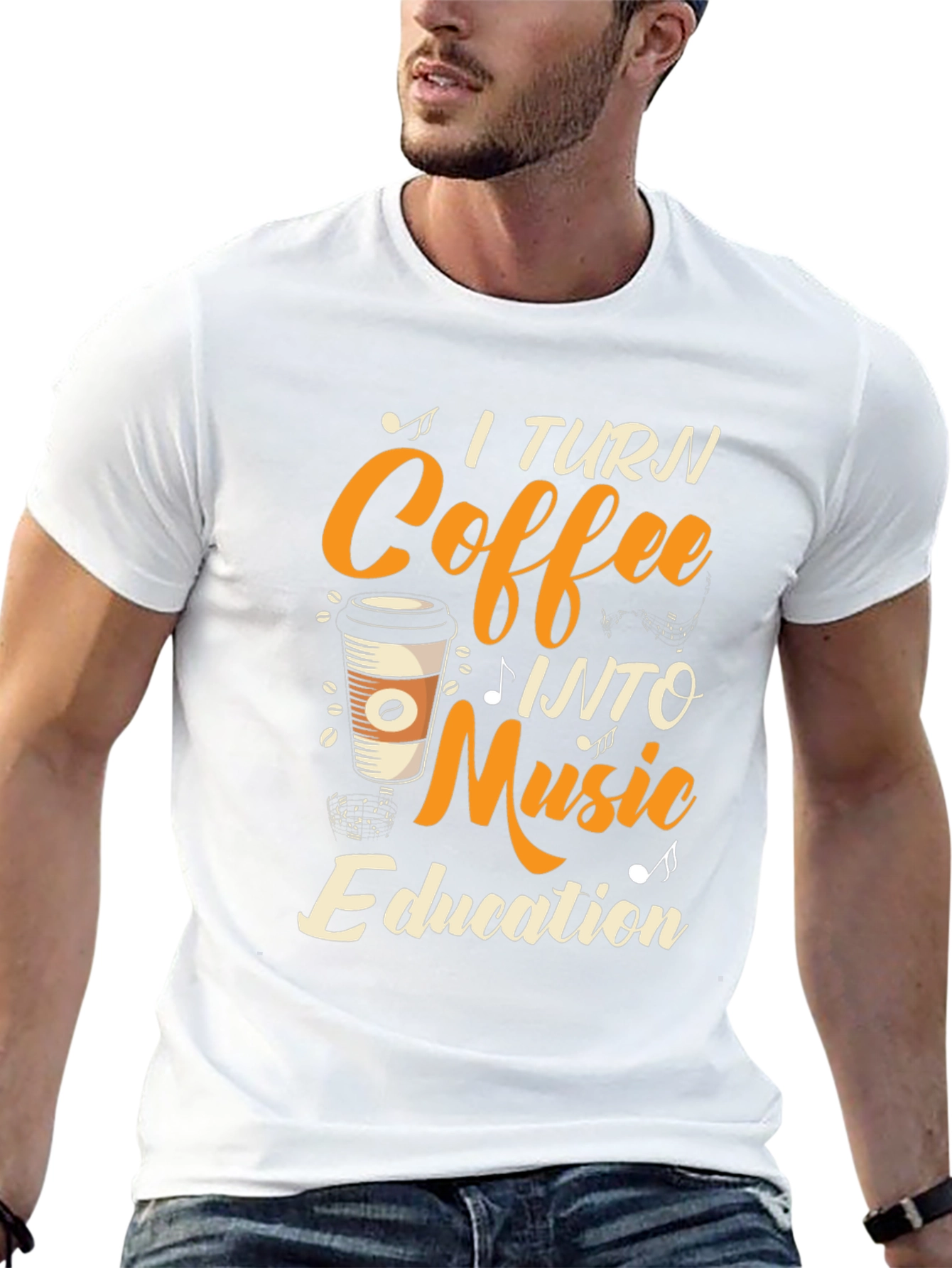 Coffee Into Music Education T-Shirt
