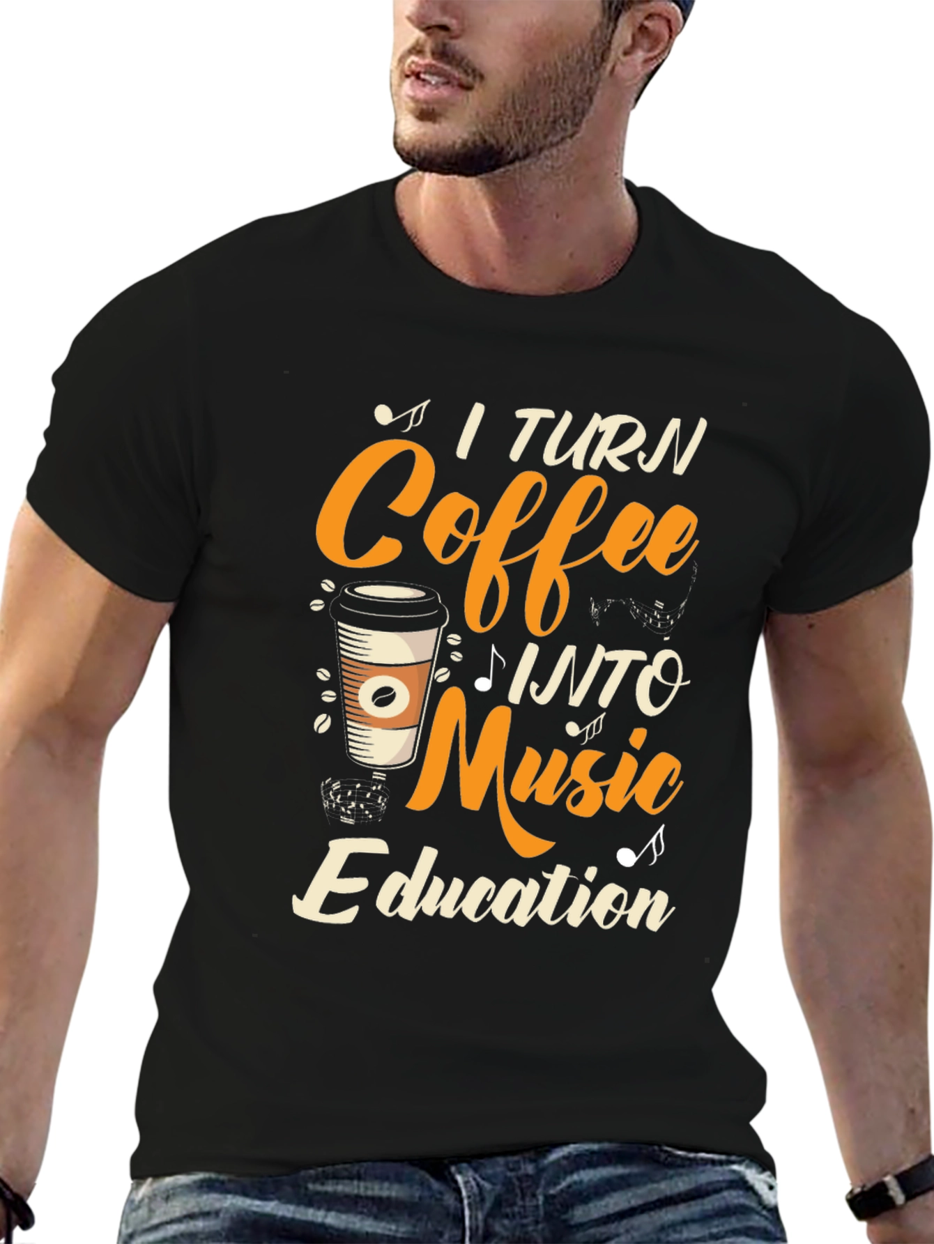 Coffee Into Music Education T-Shirt