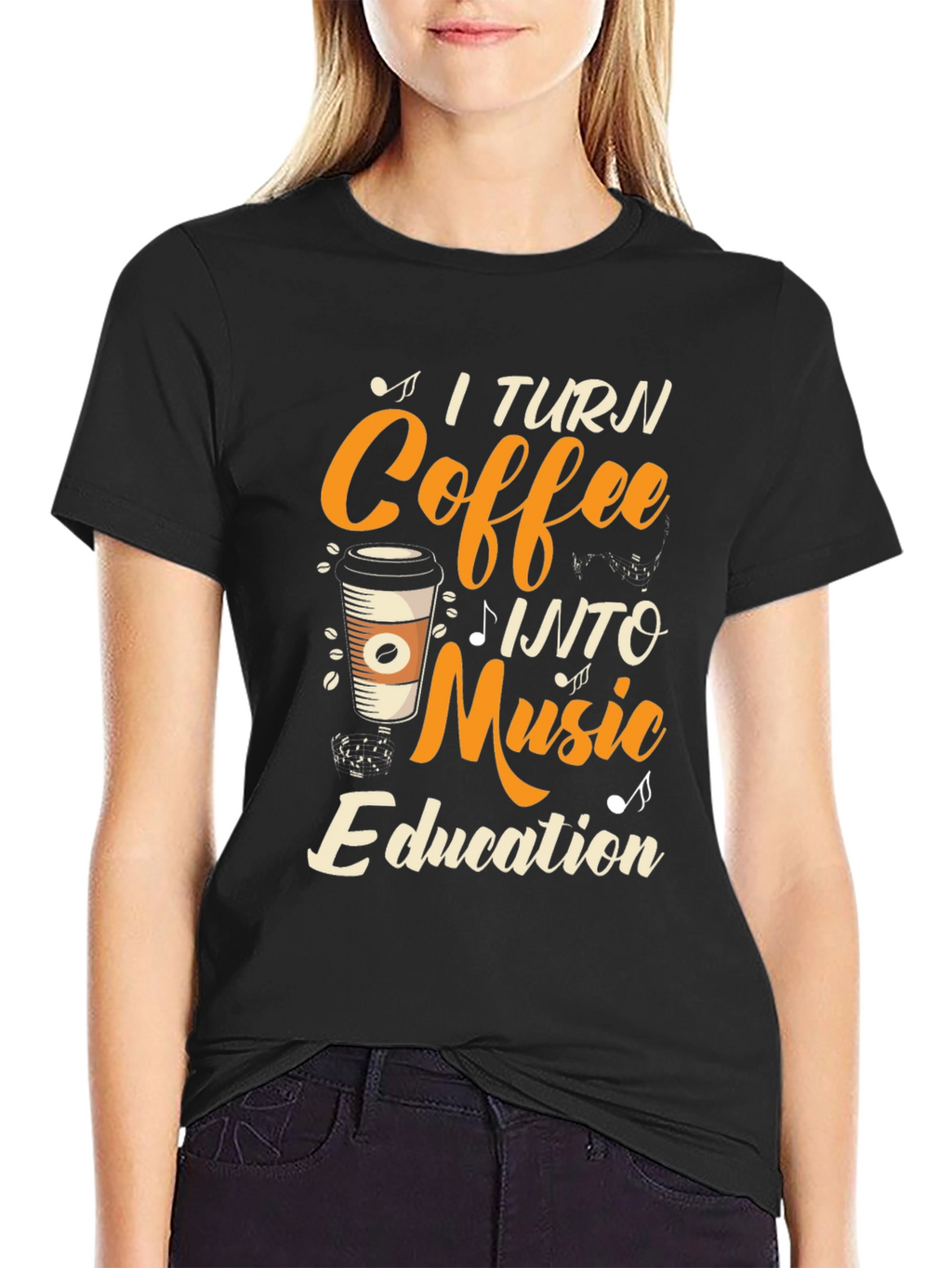 Coffee Into Music Education T-Shirt