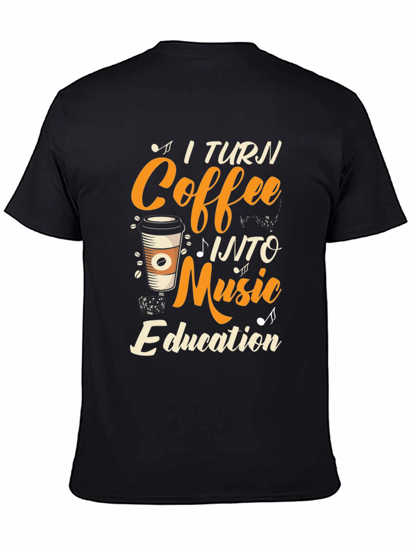 Coffee Into Music Education T-Shirt