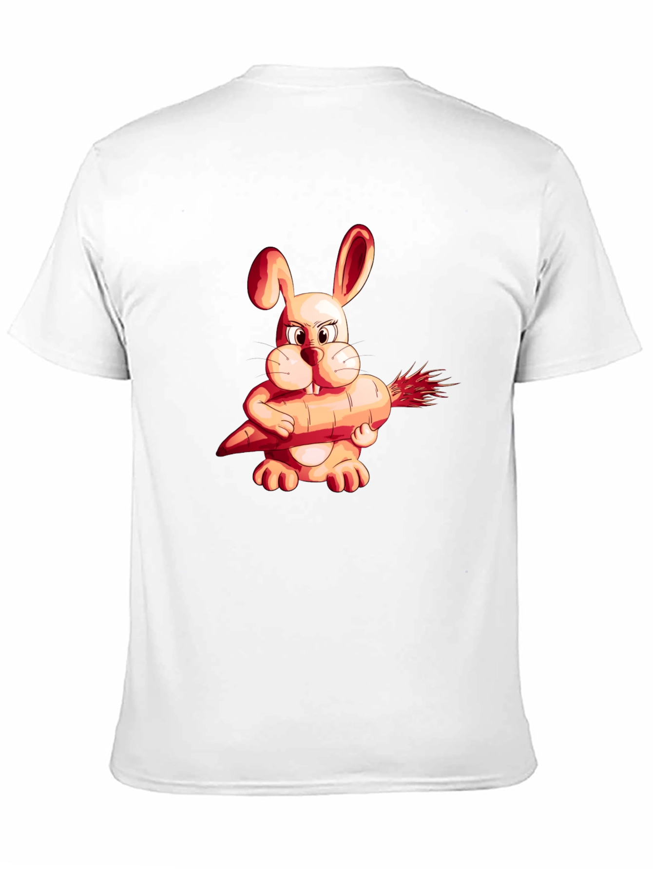 Funny Rabbit Carrot Graphic Tee