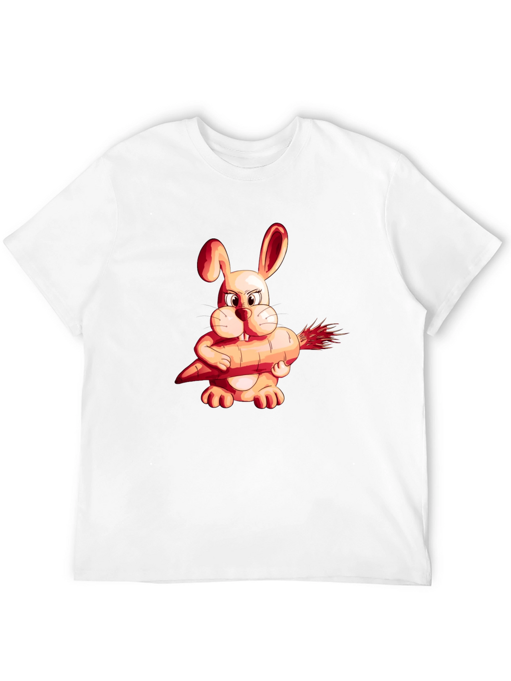 Funny Rabbit Carrot Graphic Tee