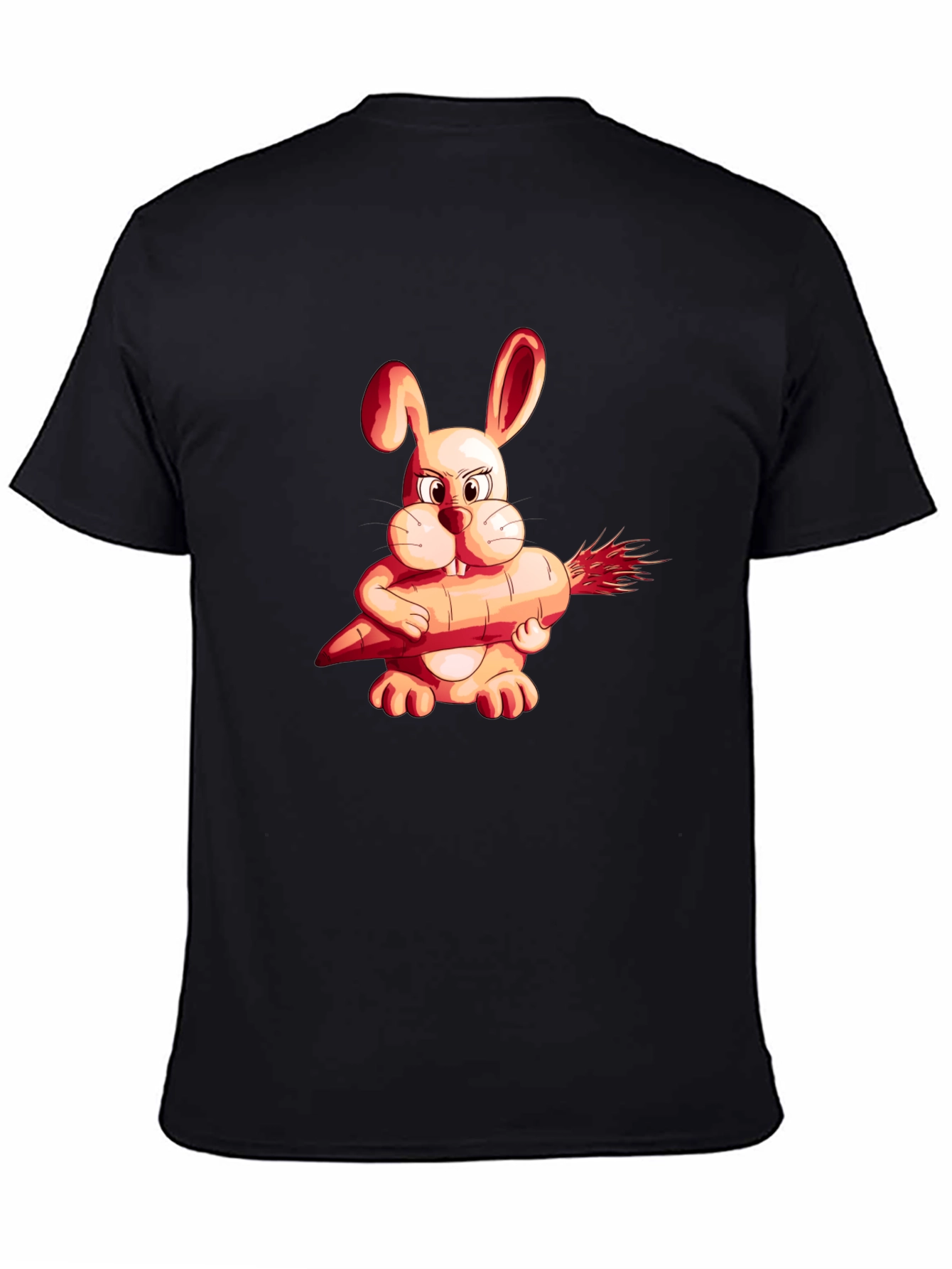 Funny Rabbit Carrot Graphic Tee