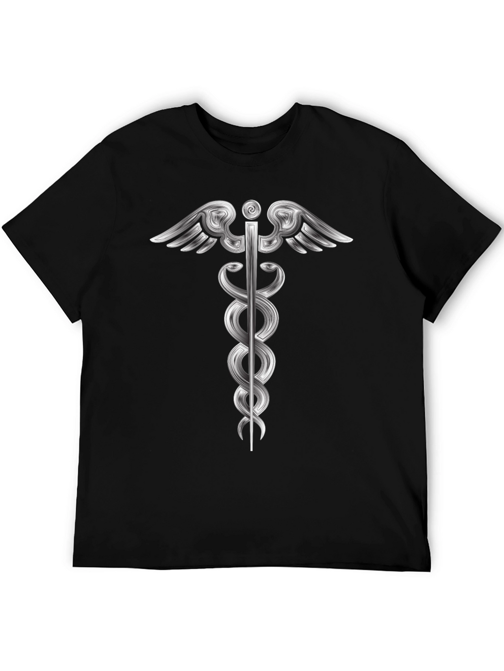 Caduceus Symbol T-Shirt - Medical Staff Apparel