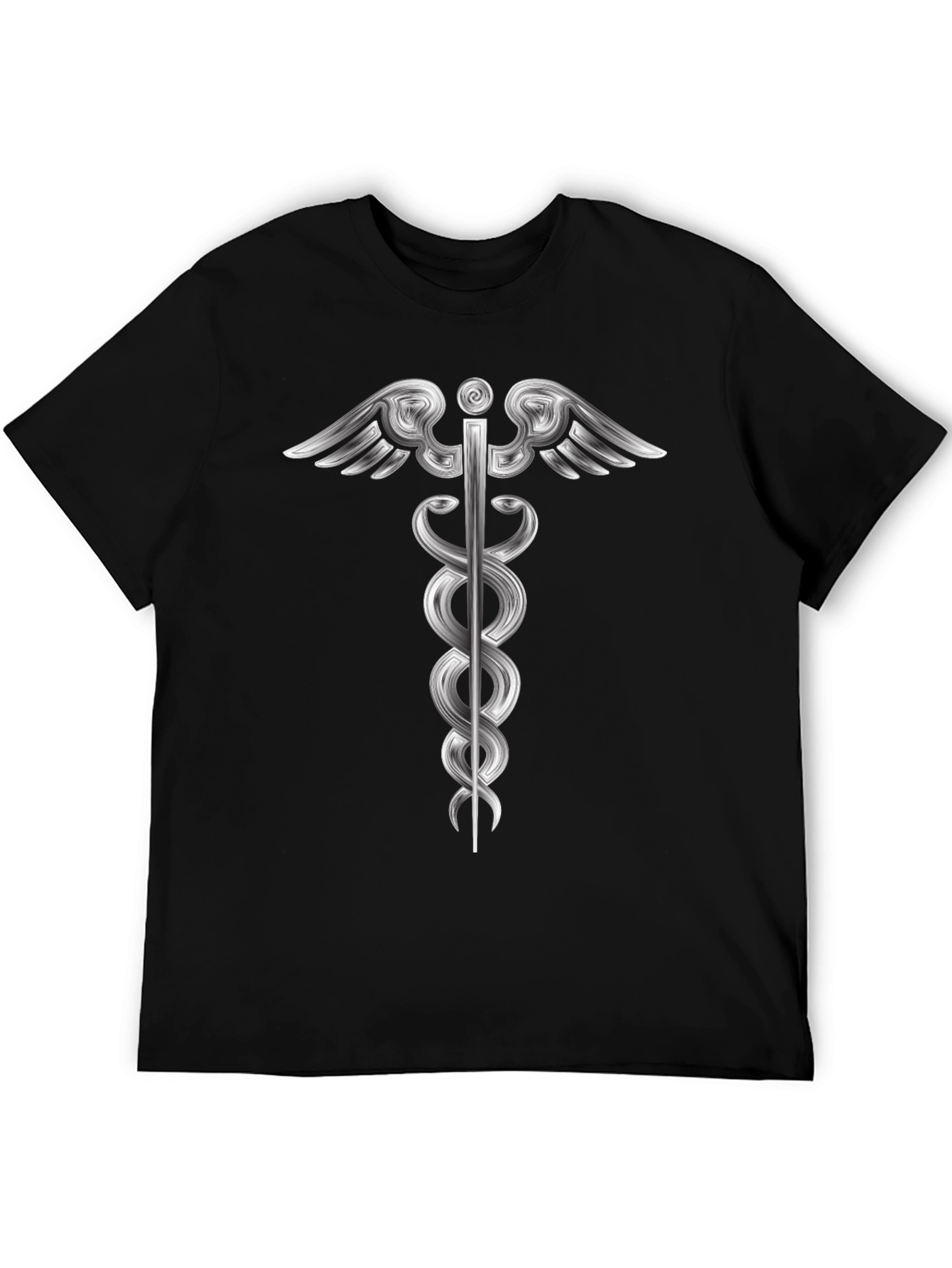 Caduceus Symbol T-Shirt - Medical Staff Apparel