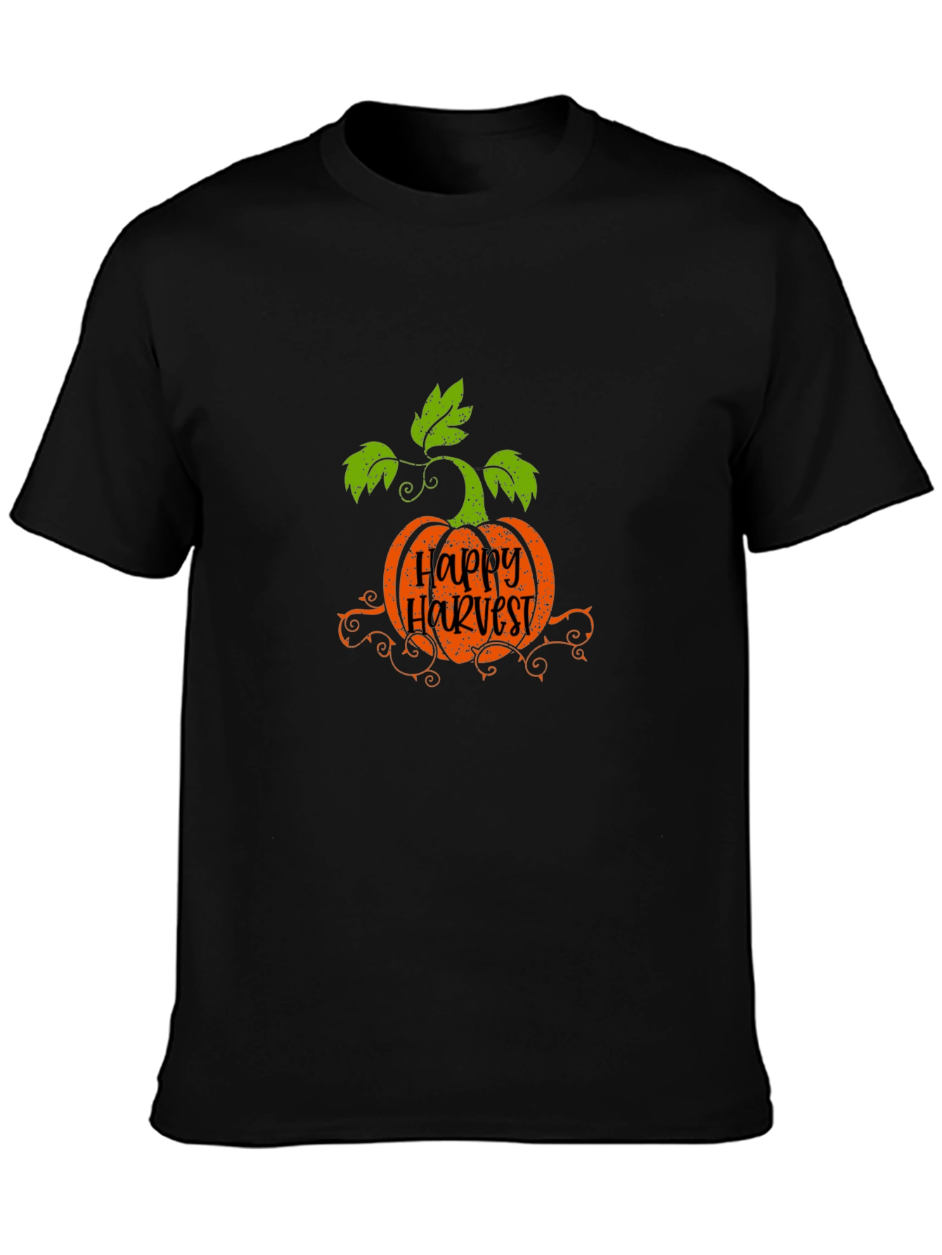 Happy Harvest Pumpkin Graphic T-Shirt