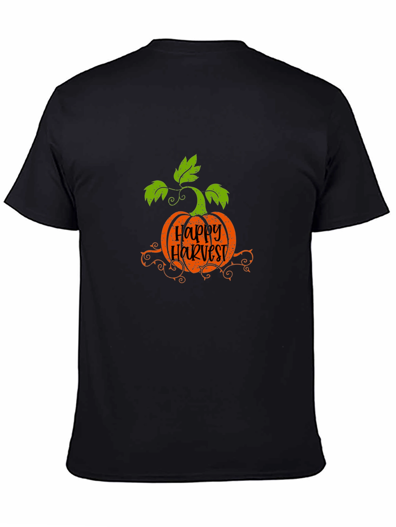 Happy Harvest Pumpkin Graphic T-Shirt