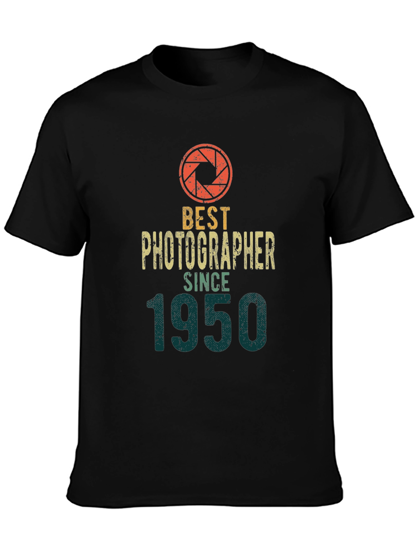 Best Photographer Since 1950 Graphic Tee - Black