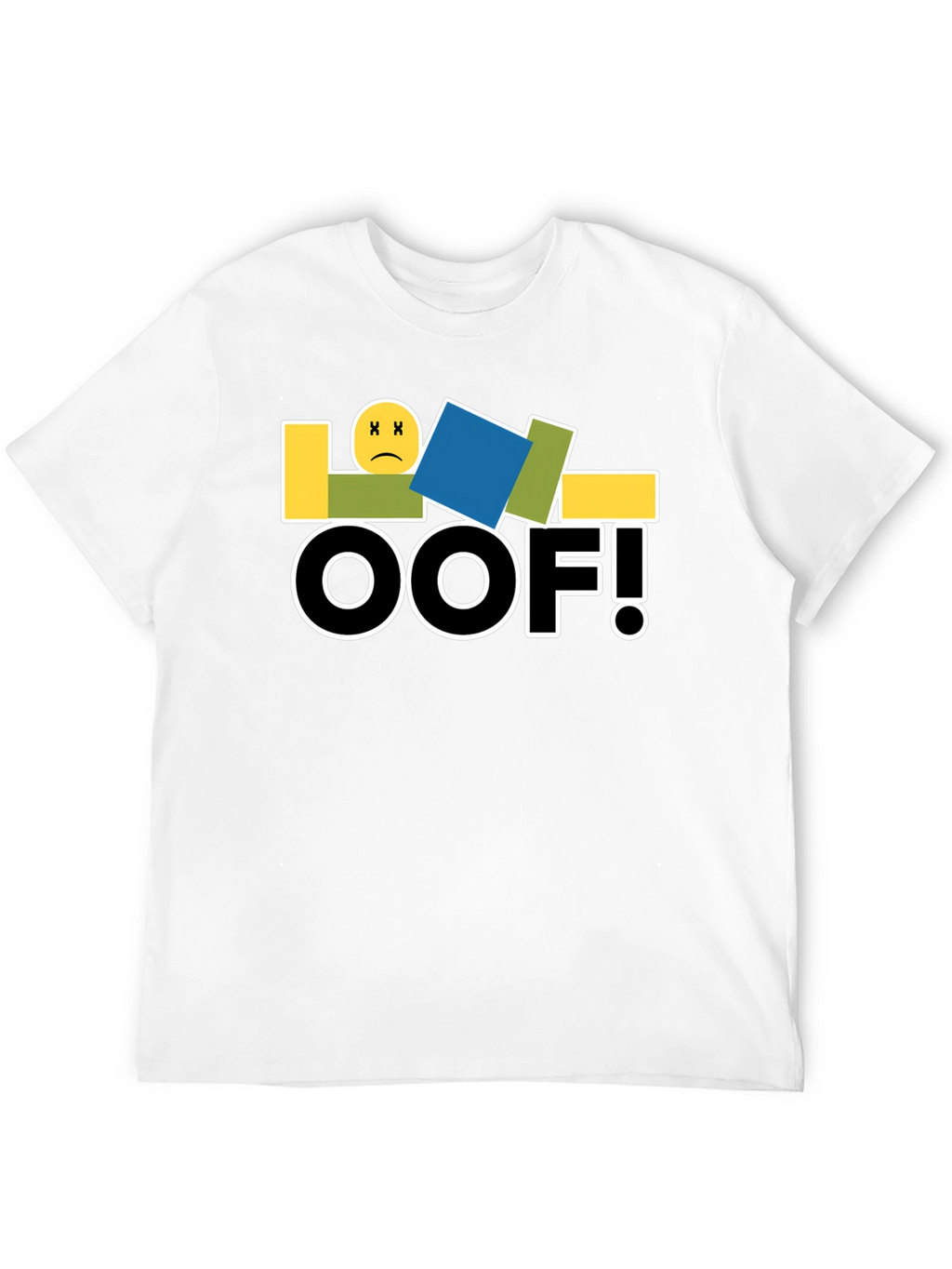 LOL OOF! Funny T-Shirt Black Cotton Casual Tee