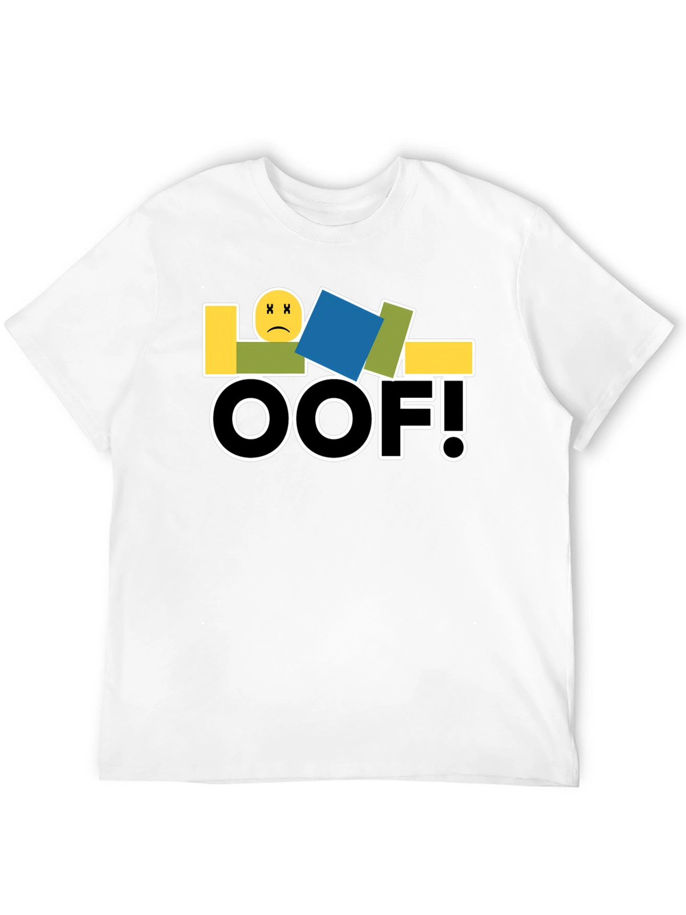 LOL OOF! Funny T-Shirt Black Cotton Casual Tee