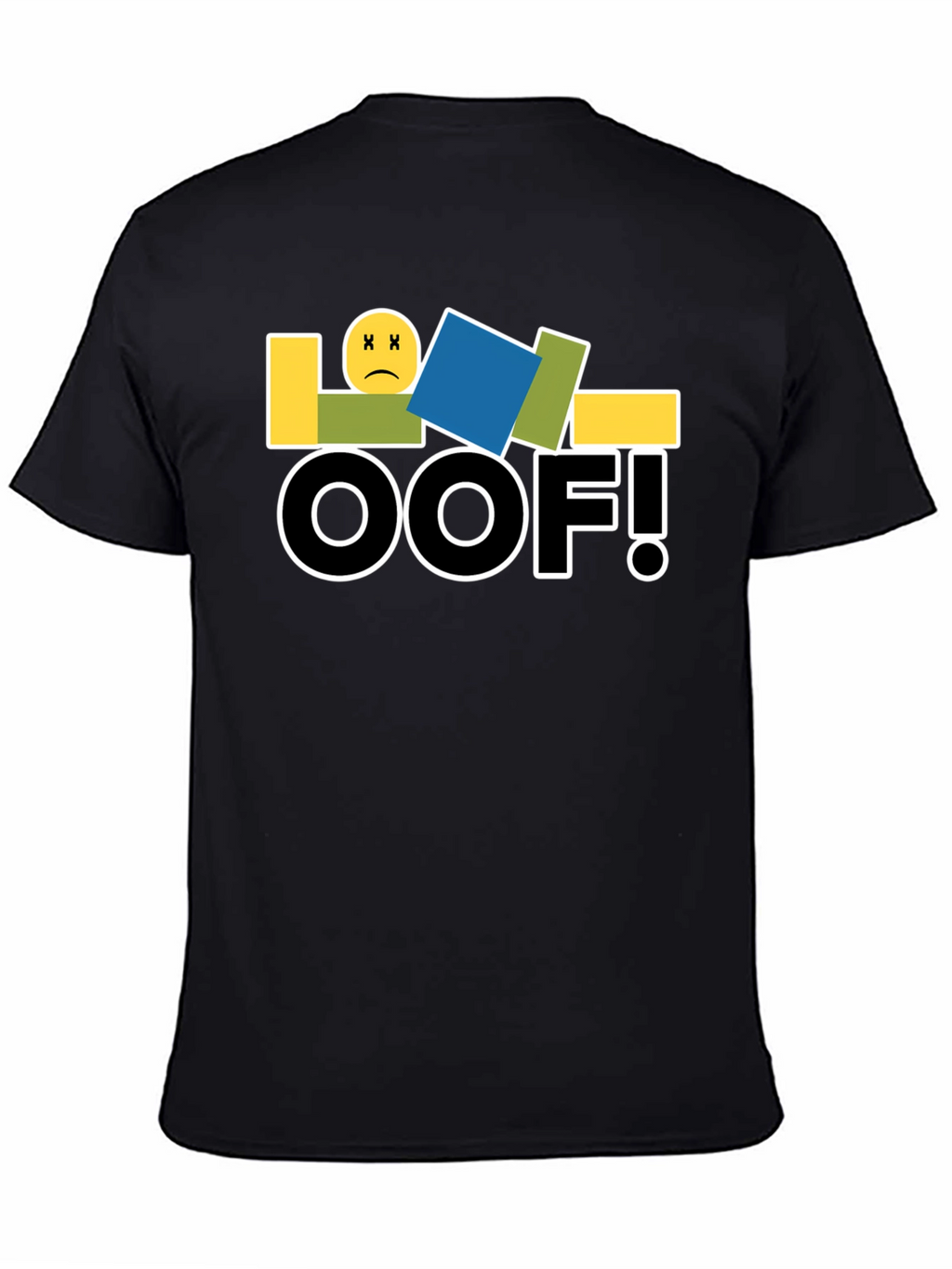 LOL OOF! Funny T-Shirt Black Cotton Casual Tee