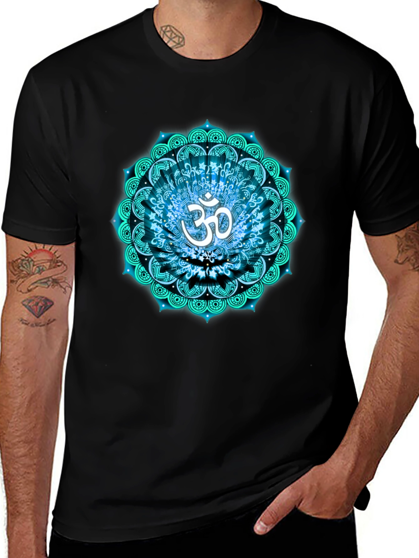 Om Mandala T-Shirt - Spiritual Design