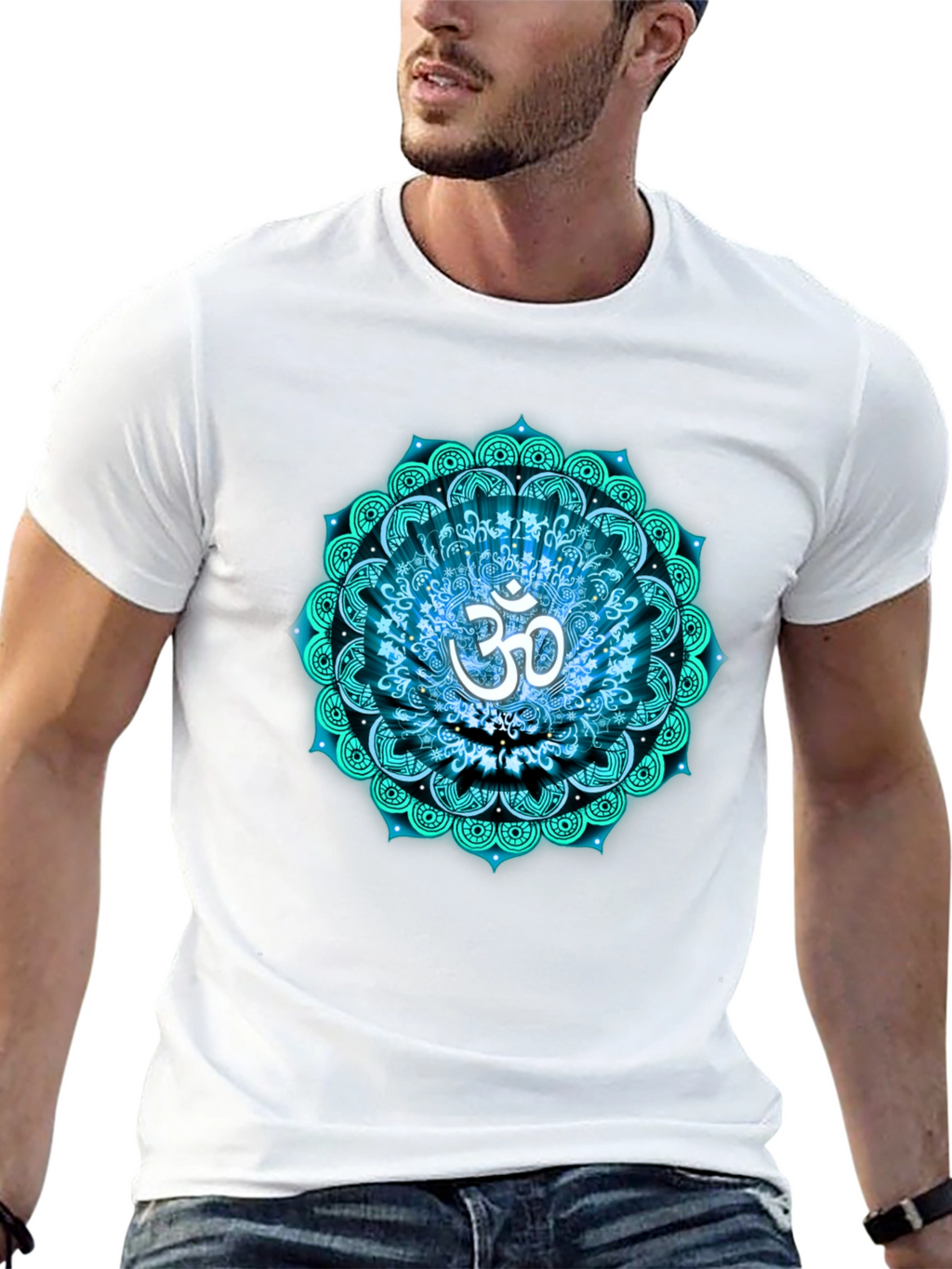 Om Mandala T-Shirt - Spiritual Design