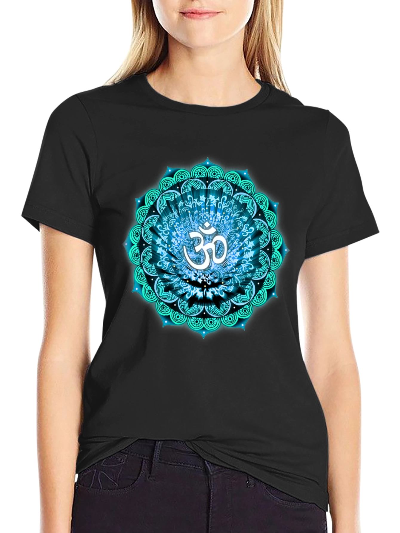 Om Mandala T-Shirt - Spiritual Design