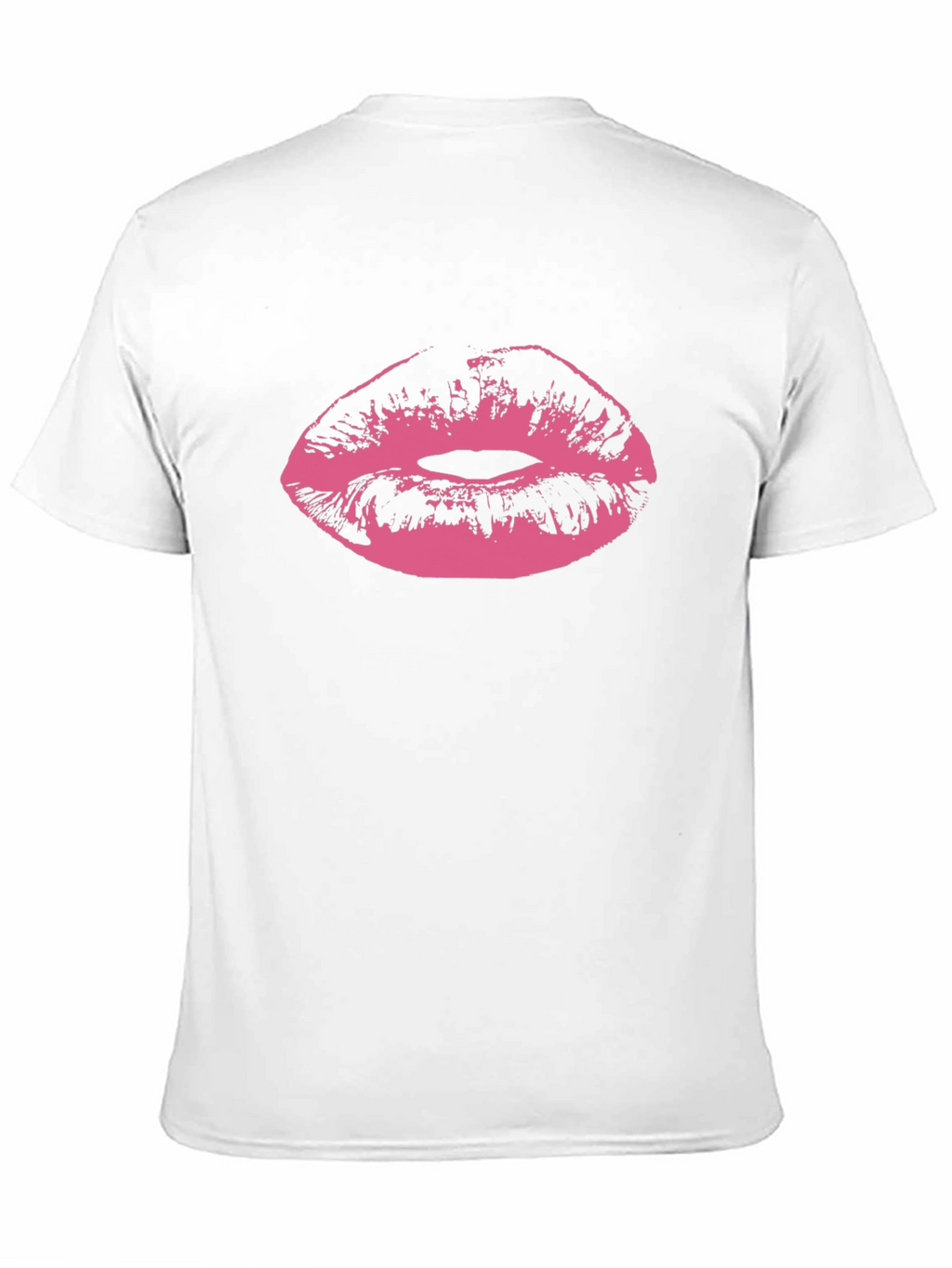 Kiss Print Black Tee - Graphic Lips T-Shirt