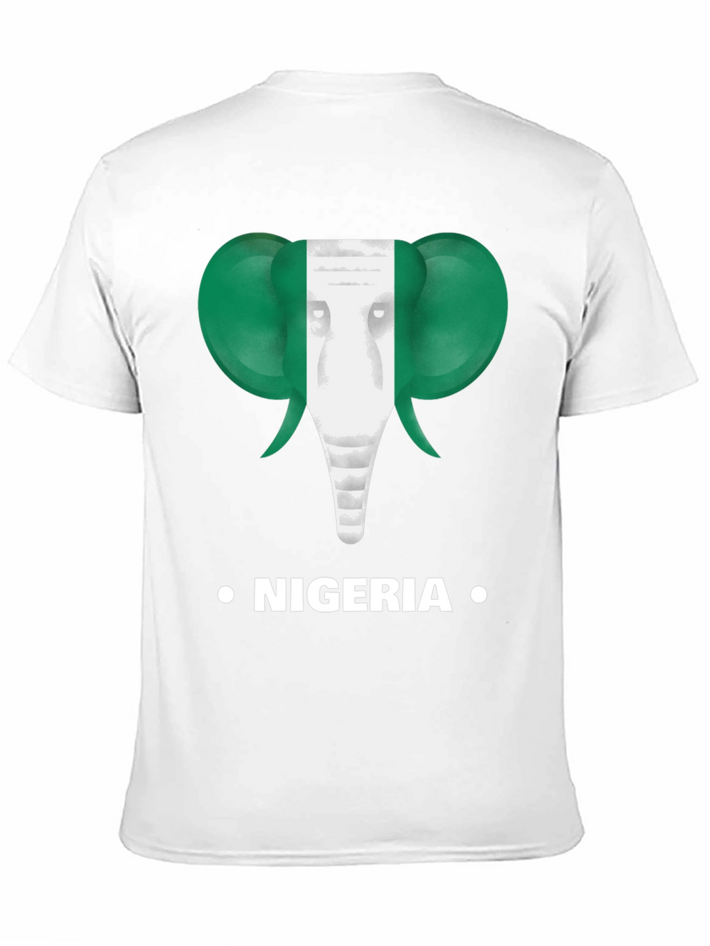Nigeria Flag Elephant T-Shirt