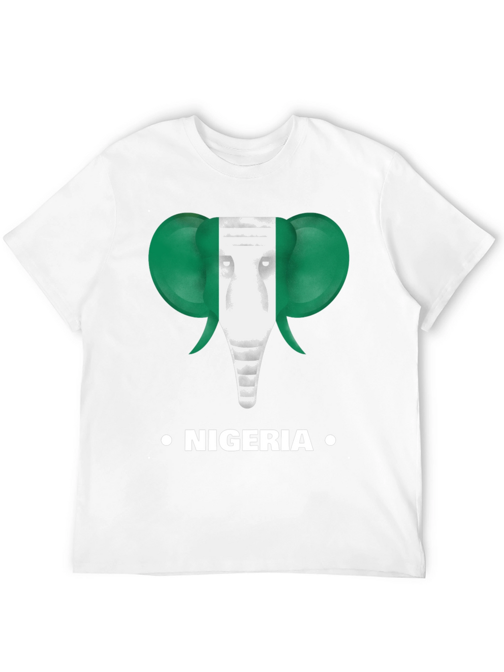 Nigeria Flag Elephant T-Shirt
