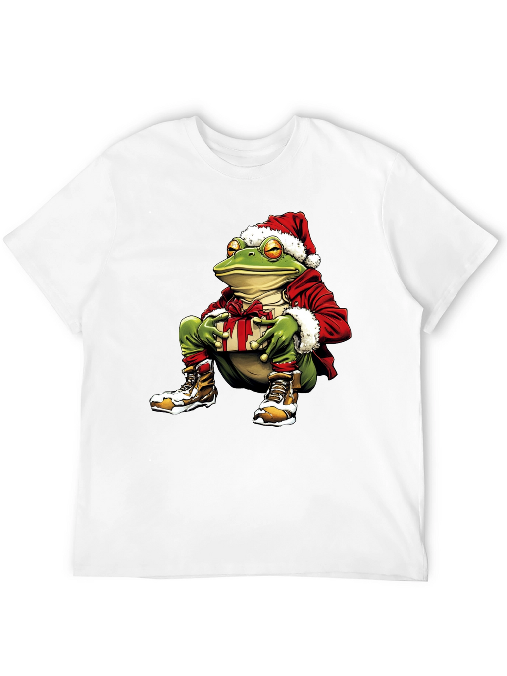 Festive Frog Christmas T-Shirt