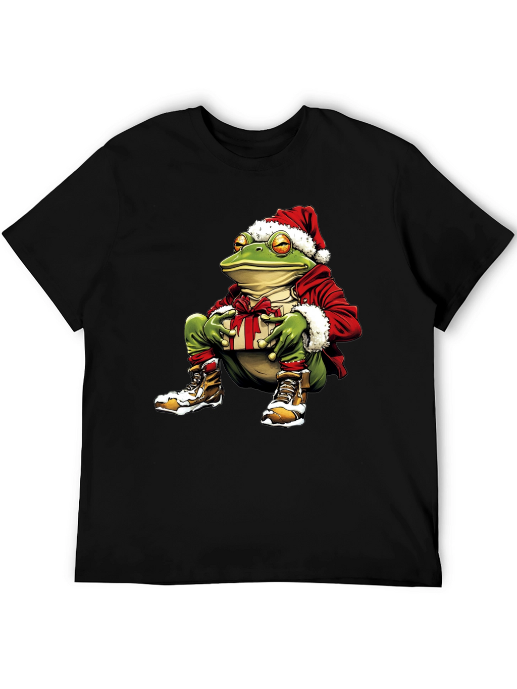 Festive Frog Christmas T-Shirt