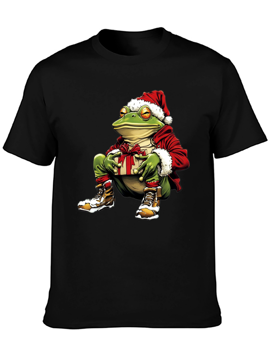 Festive Frog Christmas T-Shirt