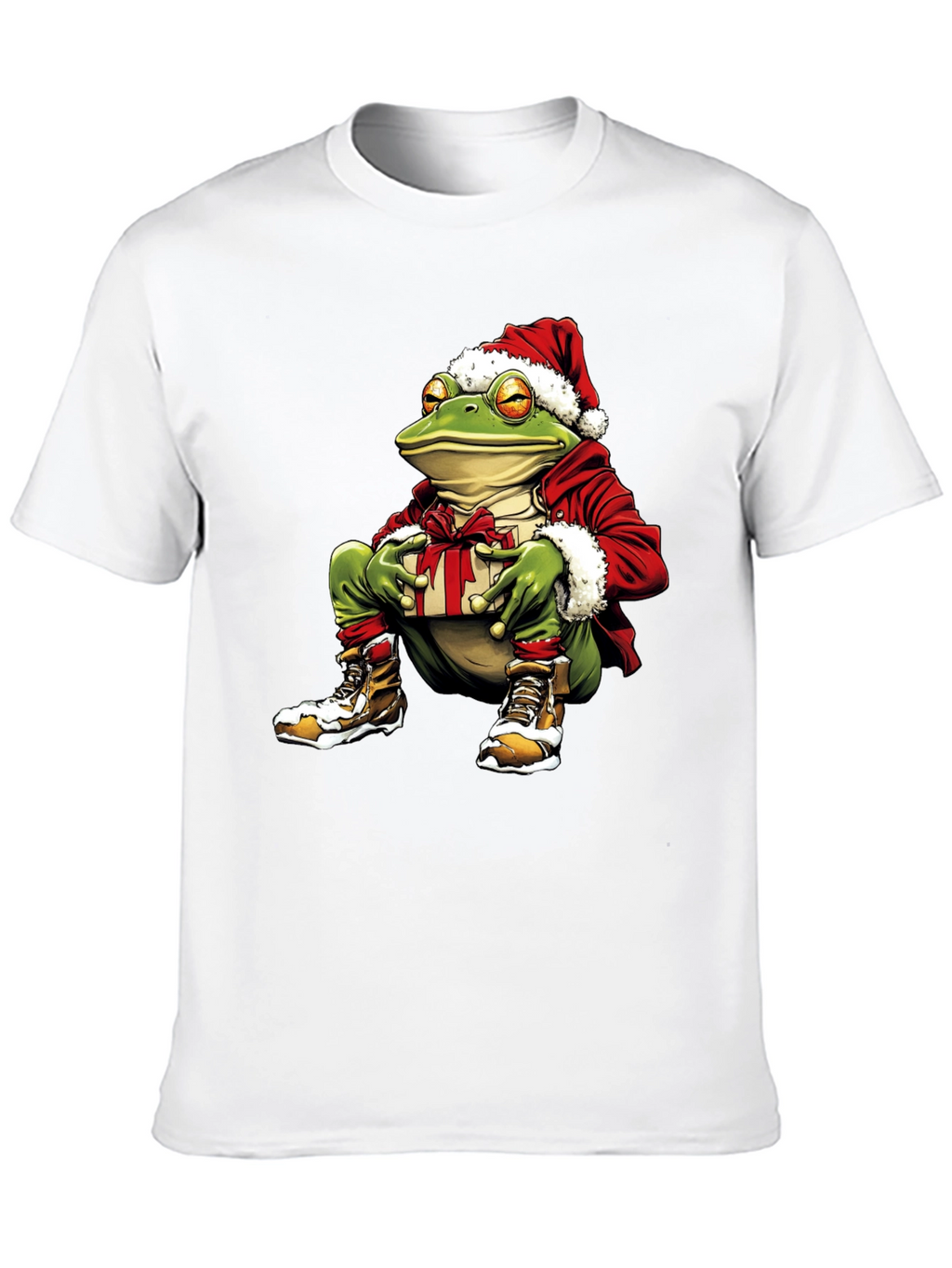 Festive Frog Christmas T-Shirt