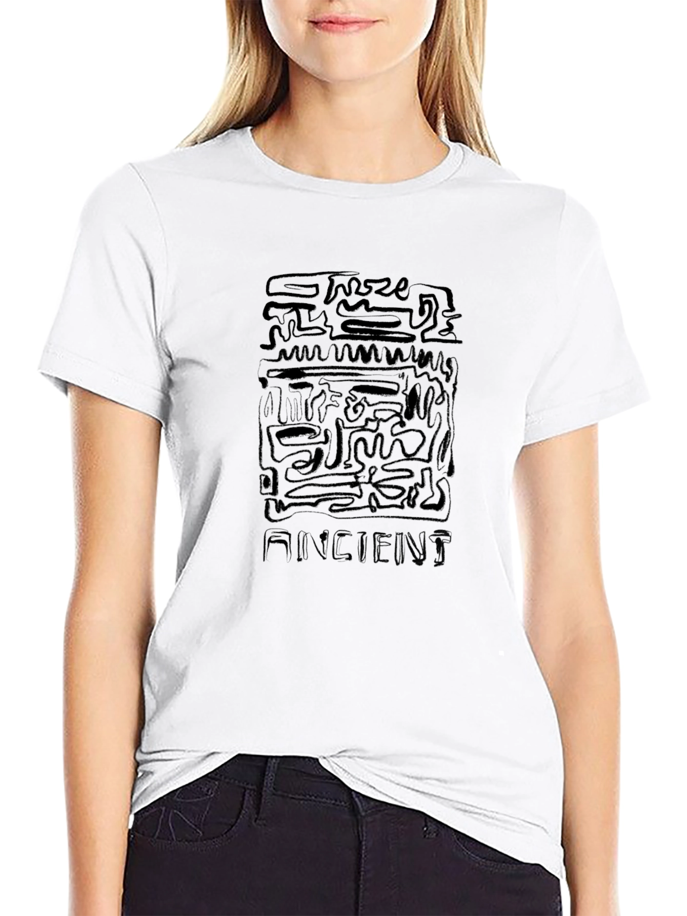 Ancient Graphic Black T-Shirt