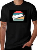 Retro Harmonica Music T-Shirt