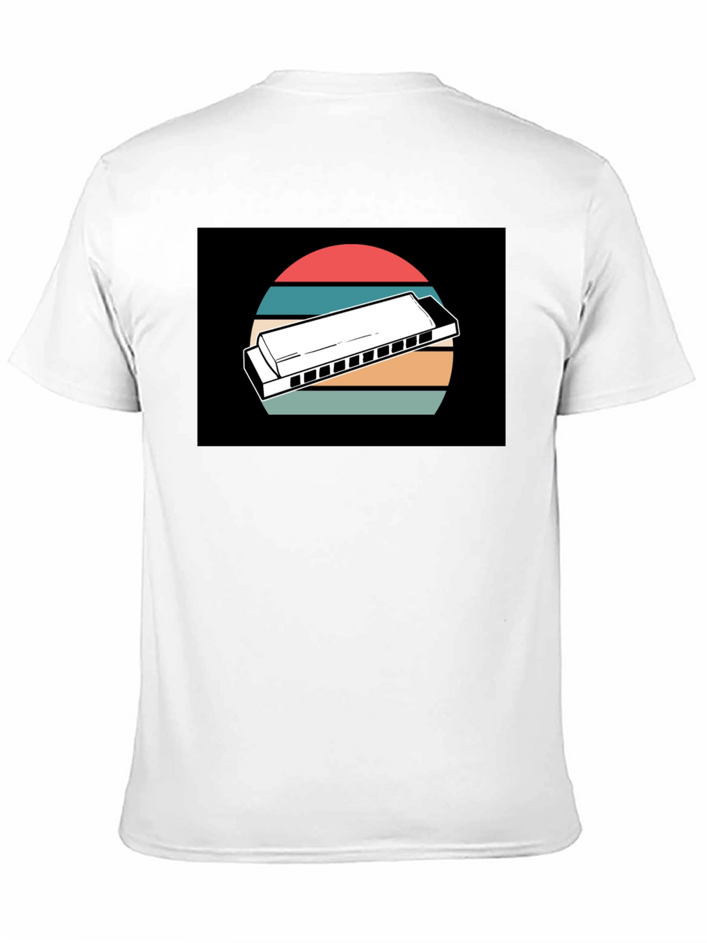 Retro Harmonica Music T-Shirt