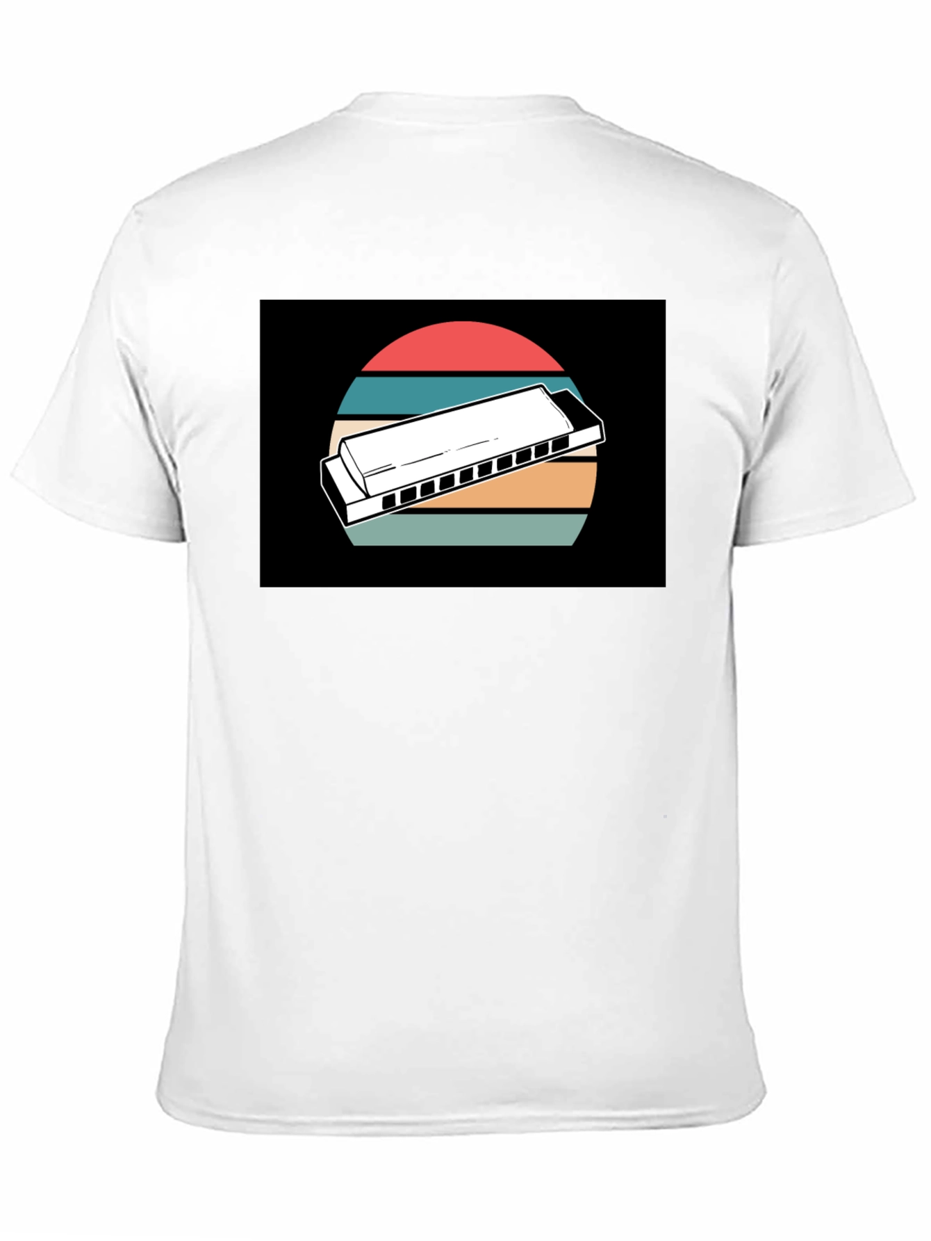 Retro Harmonica Music T-Shirt