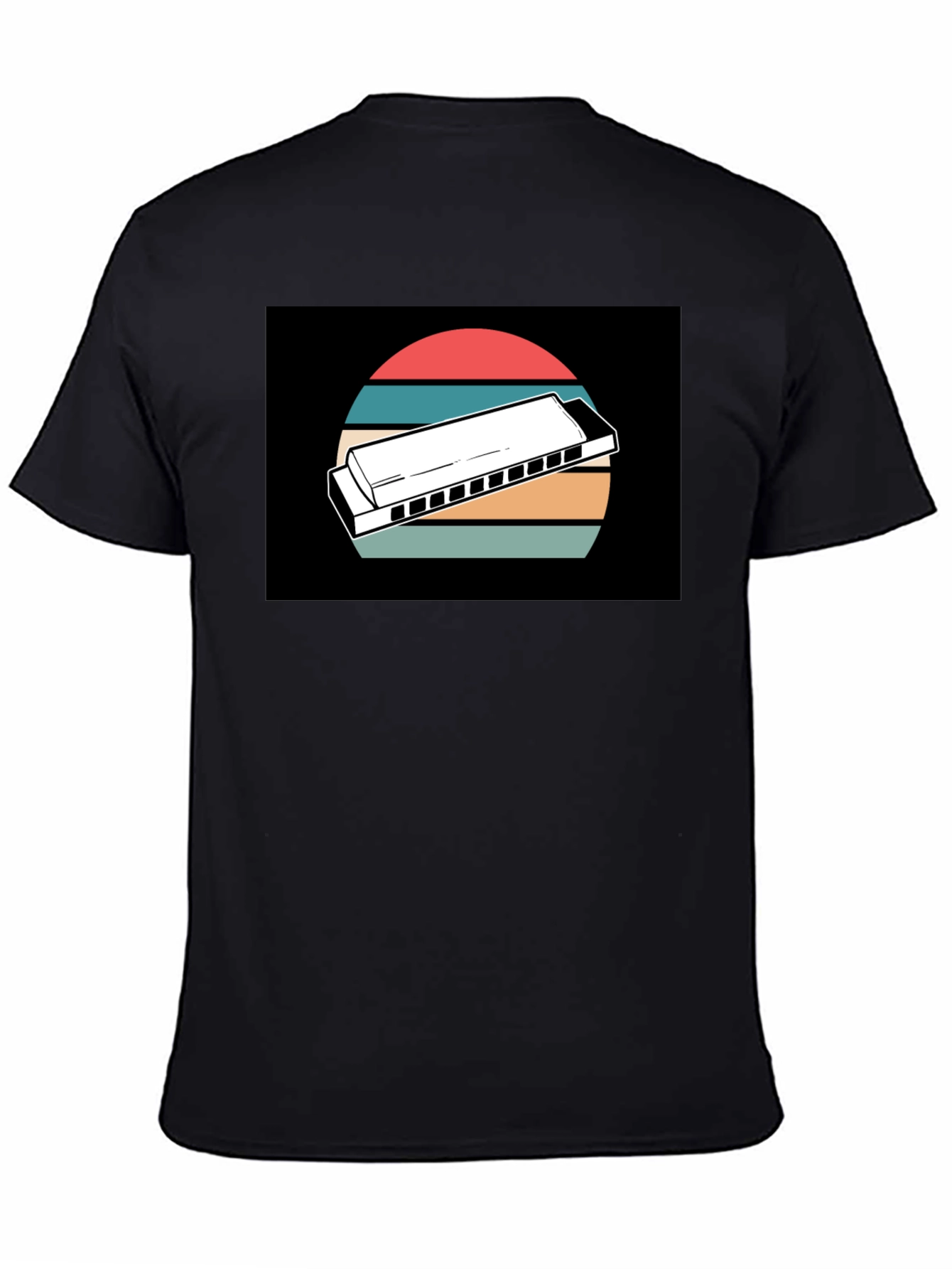 Retro Harmonica Music T-Shirt