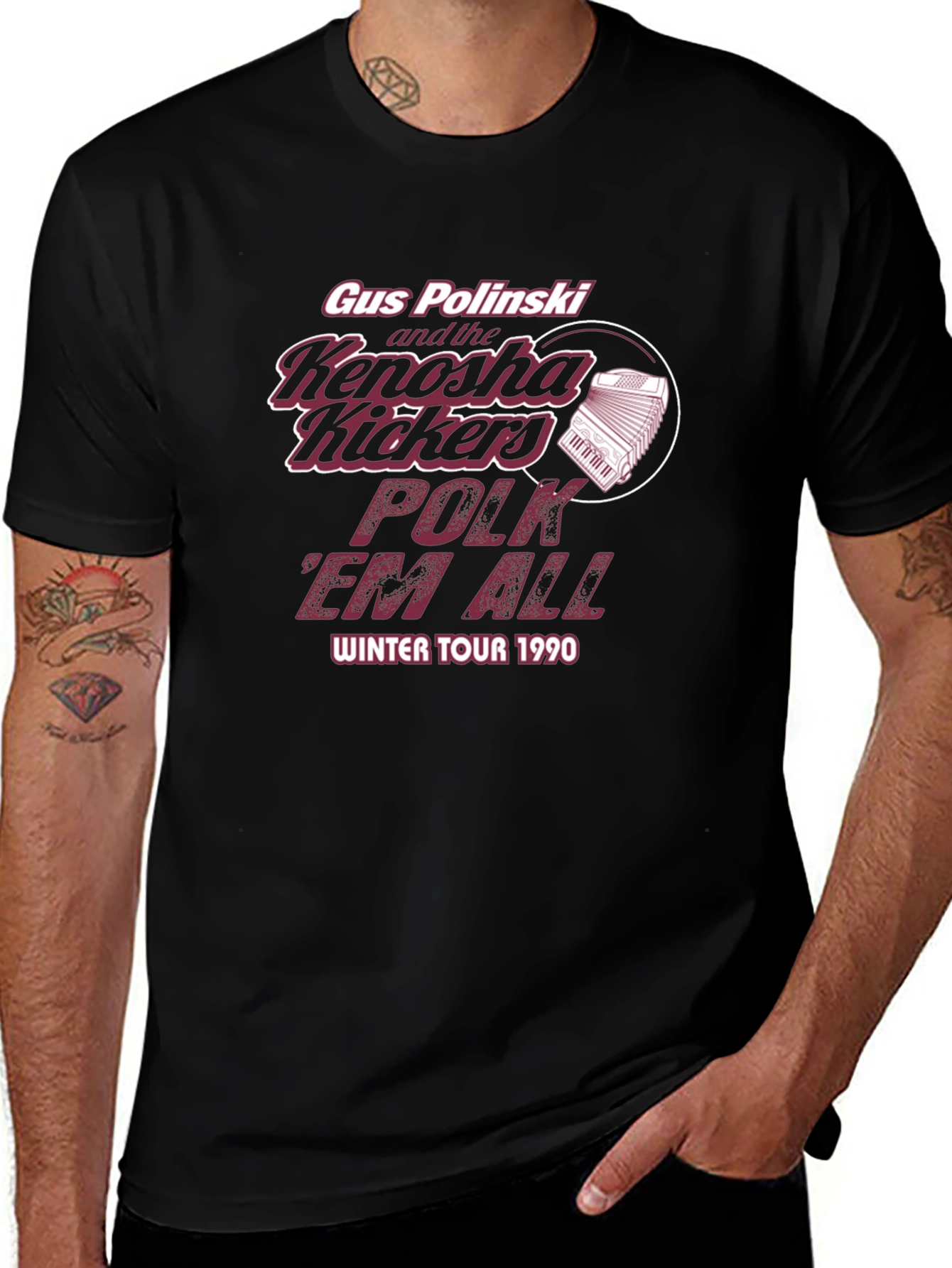 Gus Polinski Winter Tour 1990 T-Shirt