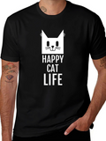 Happy Cat Life Graphic Tee