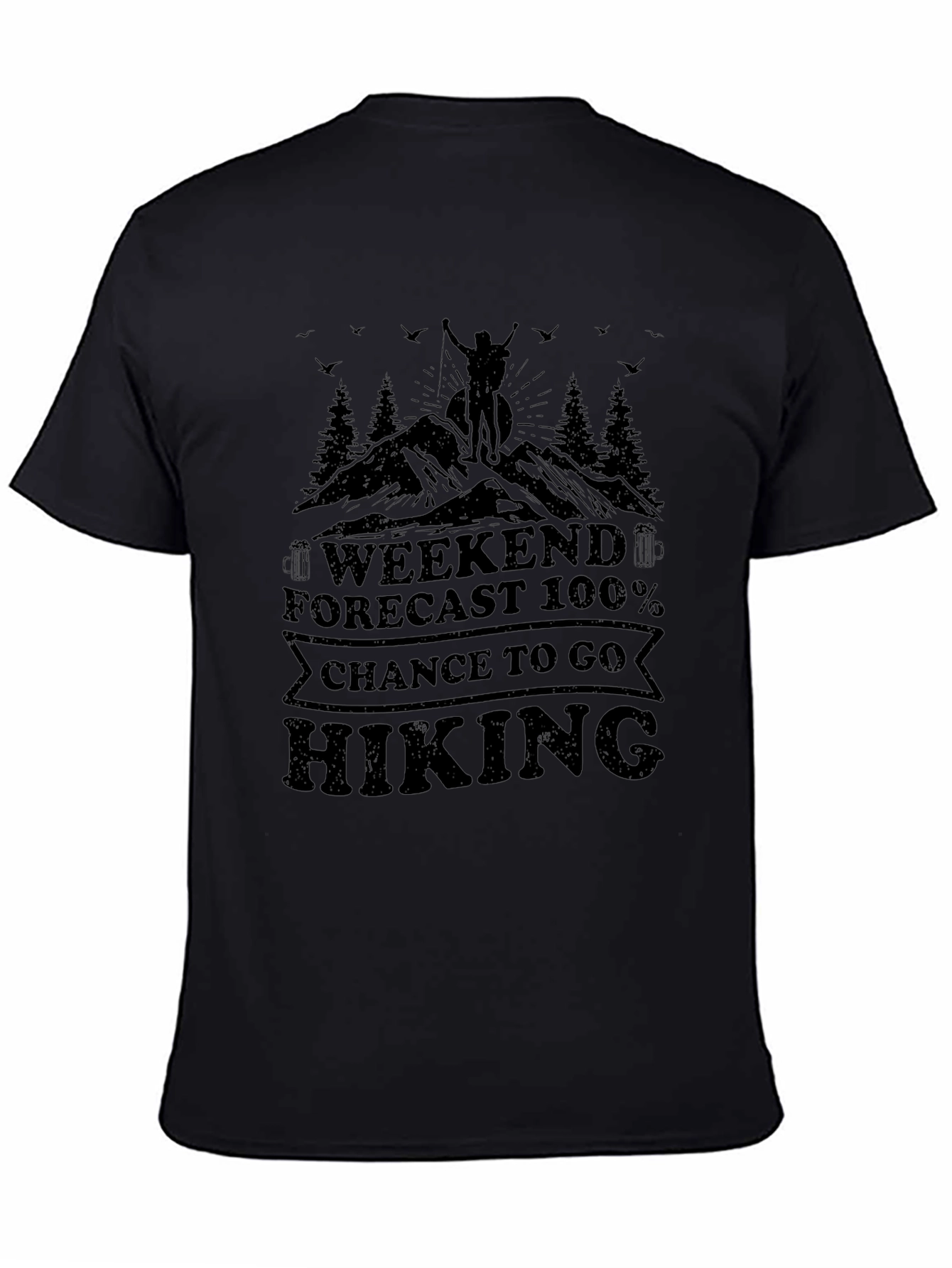 Hiking Weekend Forecast Tee - Adventure Ready!