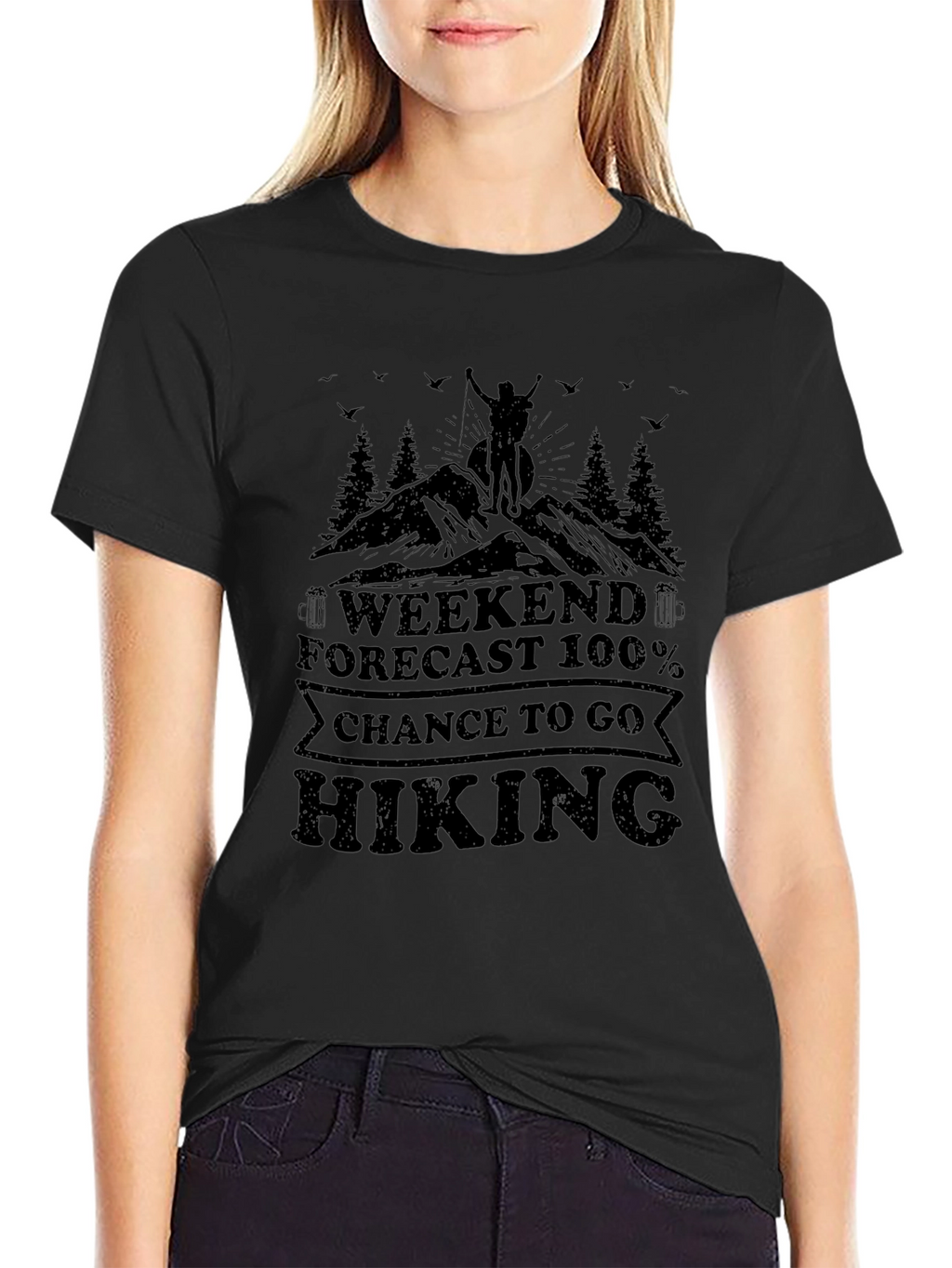 Hiking Weekend Forecast Tee - Adventure Ready!