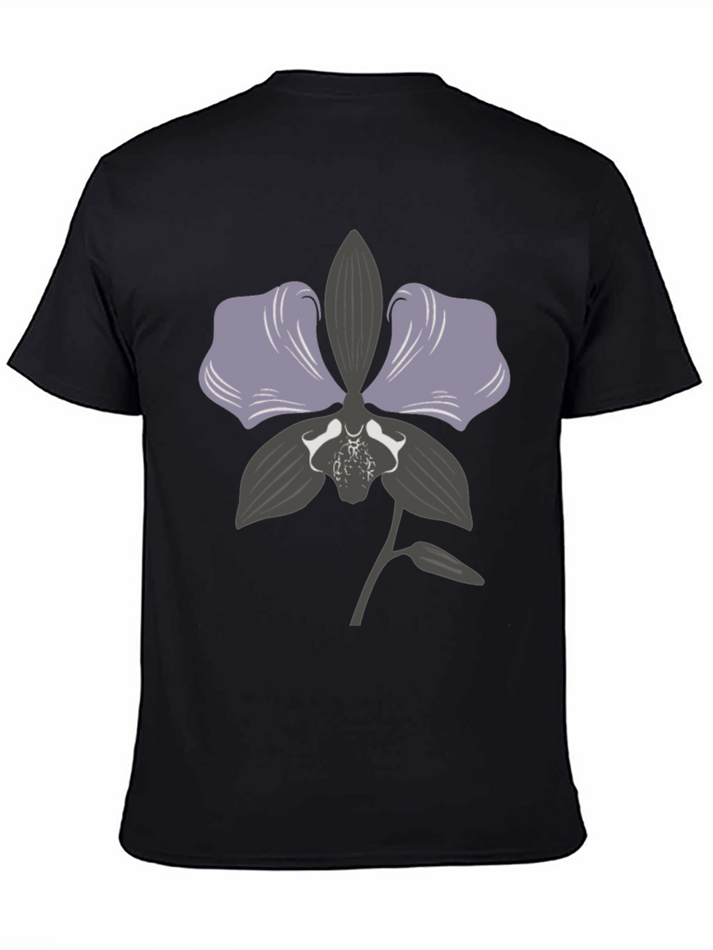 Orchid Graphic Print T-Shirt - Stylish Casual Wear