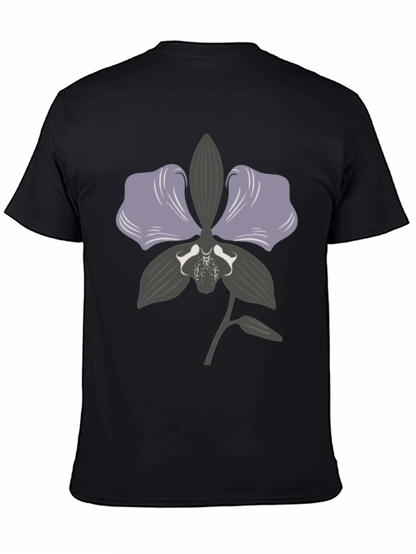 Orchid Graphic Print T-Shirt - Stylish Casual Wear