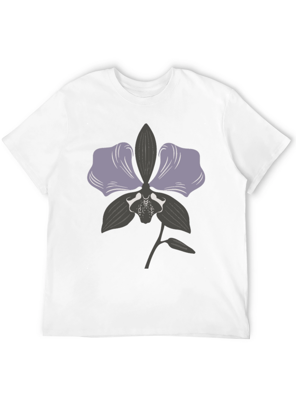 Orchid Graphic Print T-Shirt - Stylish Casual Wear