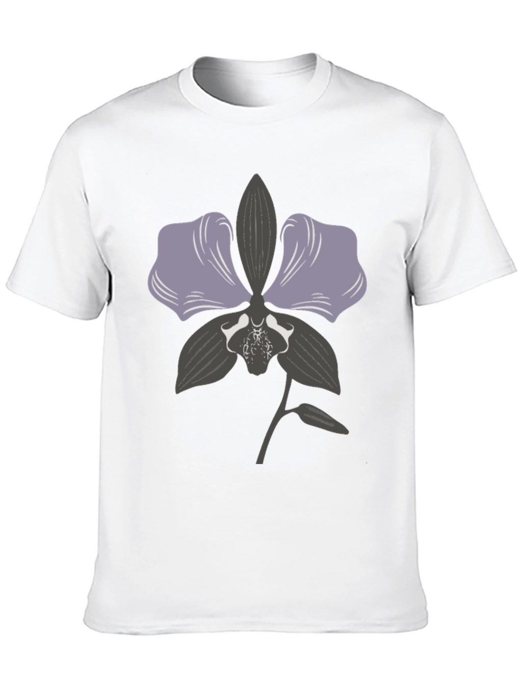 Orchid Graphic Print T-Shirt - Stylish Casual Wear