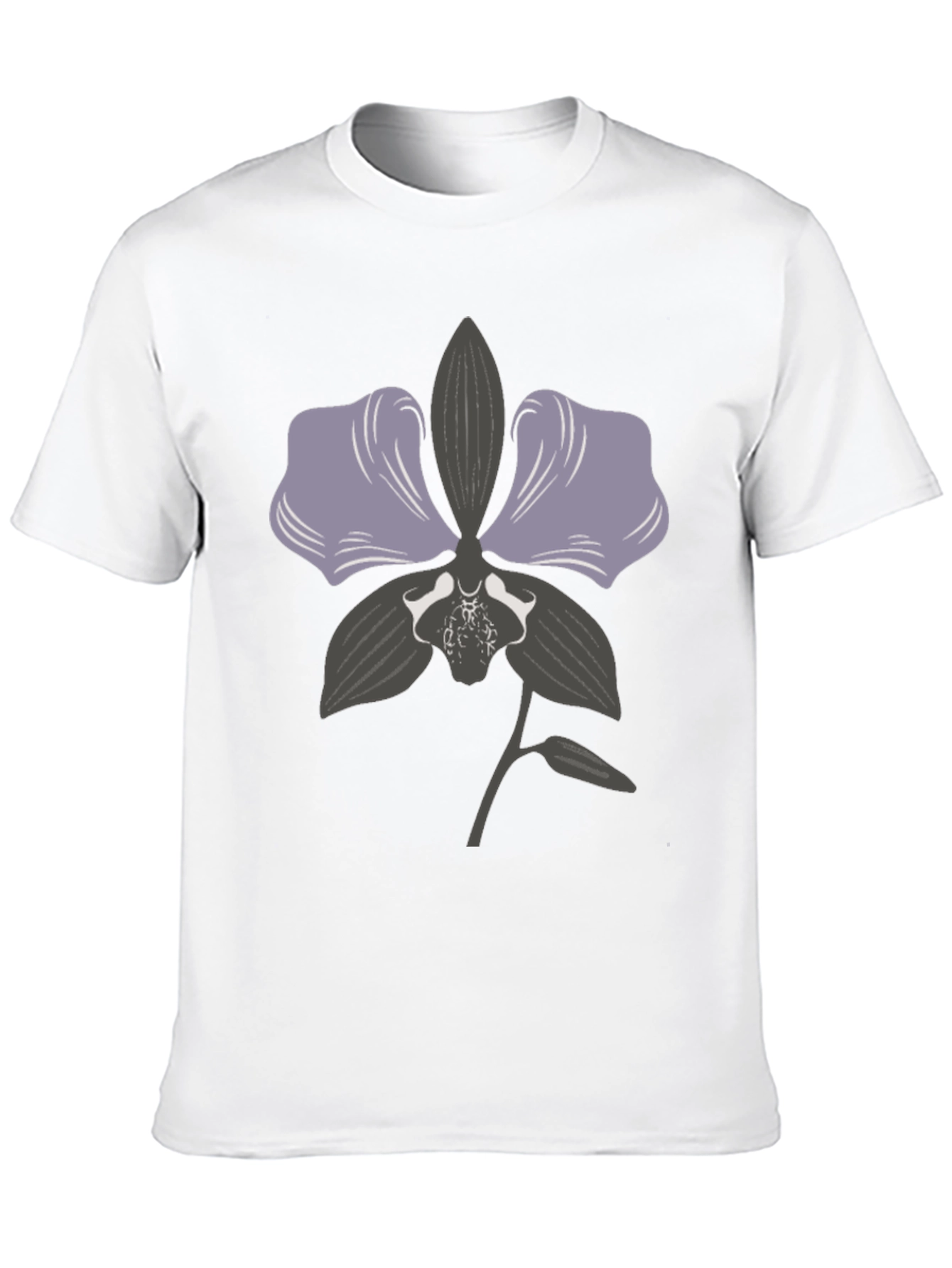 Orchid Graphic Print T-Shirt - Stylish Casual Wear