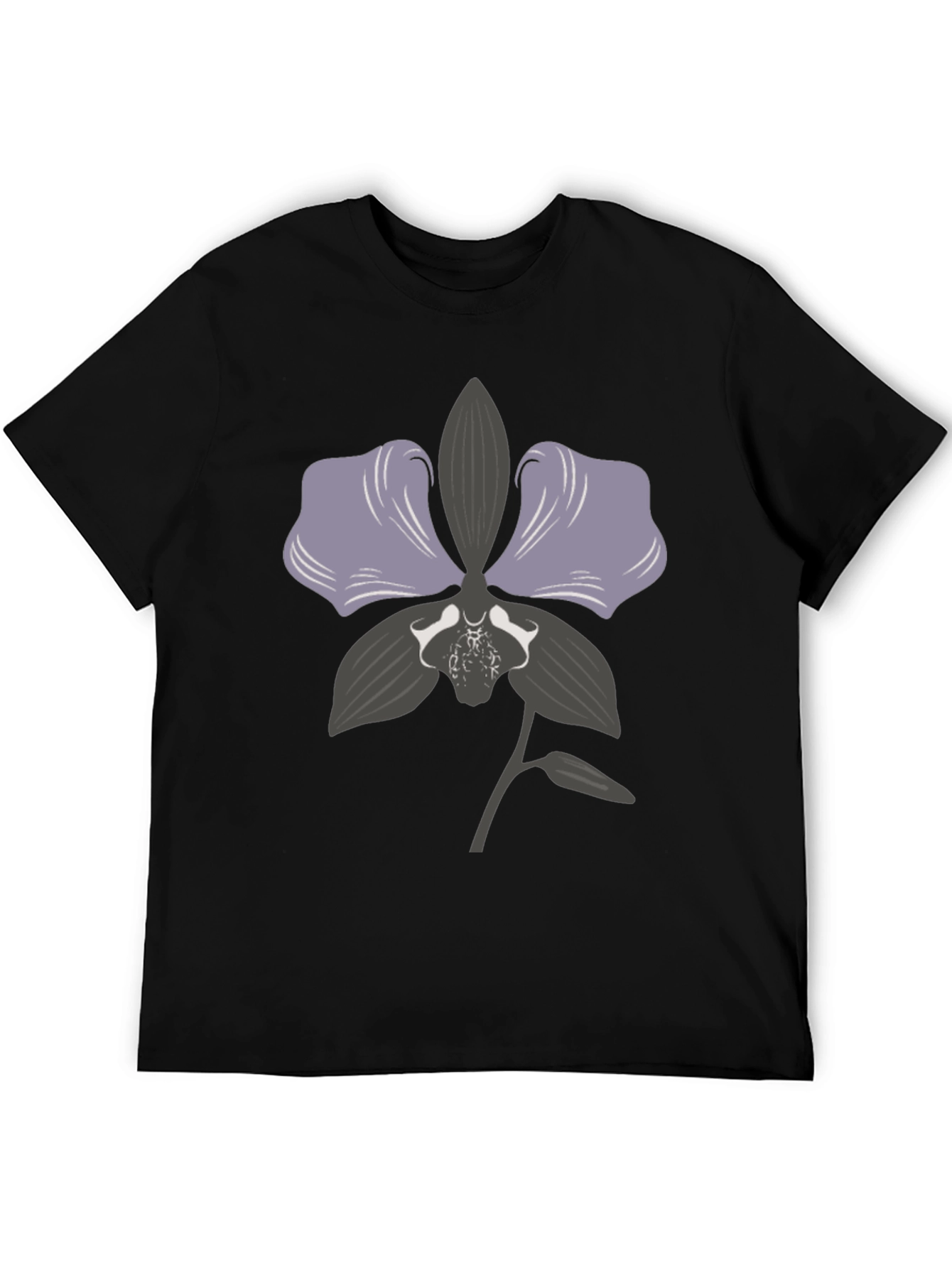 Orchid Graphic Print T-Shirt - Stylish Casual Wear