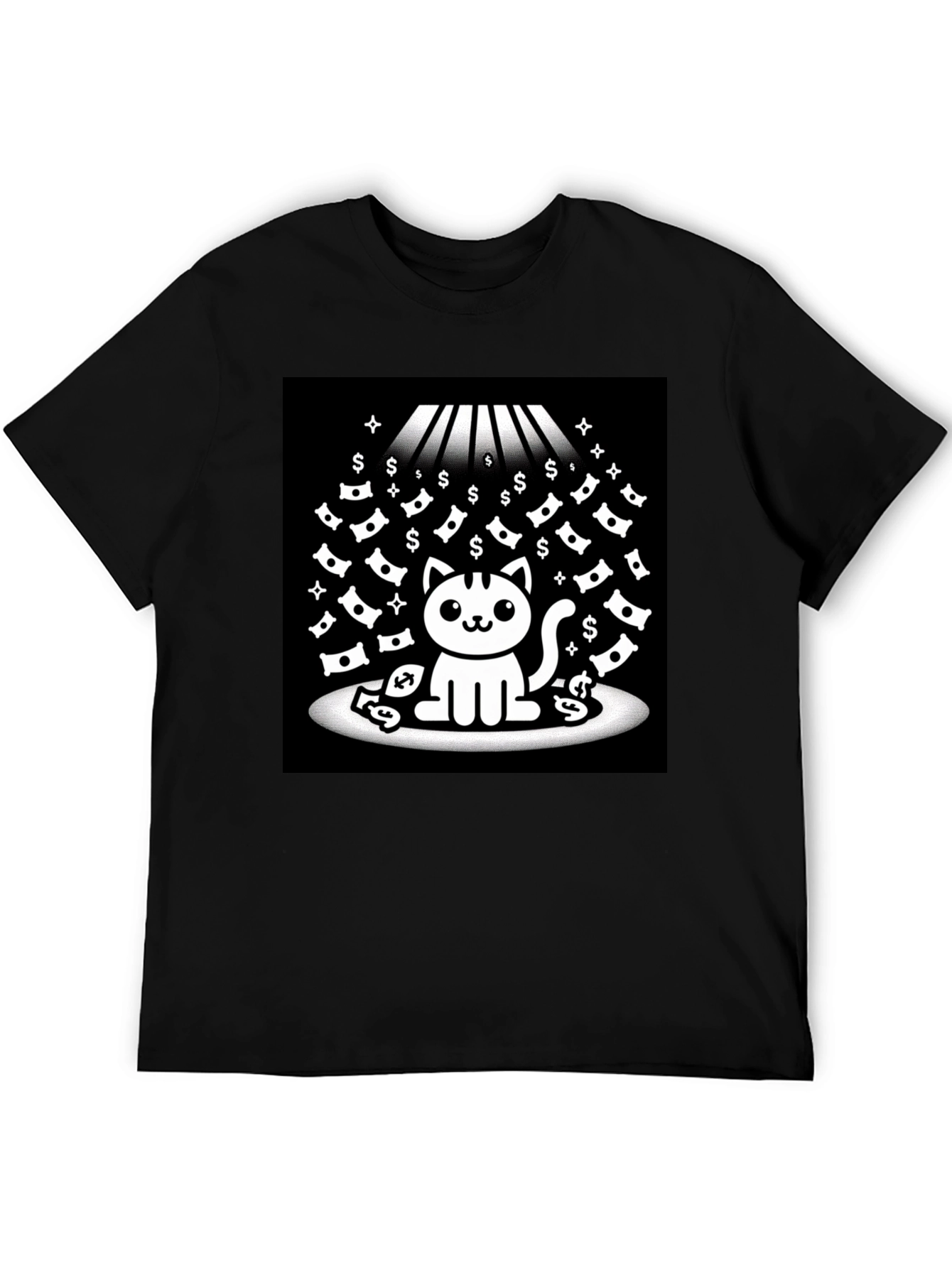 Lucky Cat T-Shirt - Money Rain