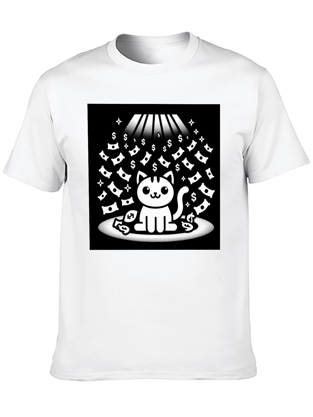 Lucky Cat T-Shirt - Money Rain