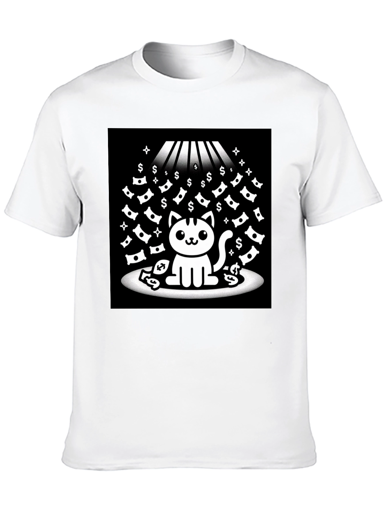 Lucky Cat T-Shirt - Money Rain