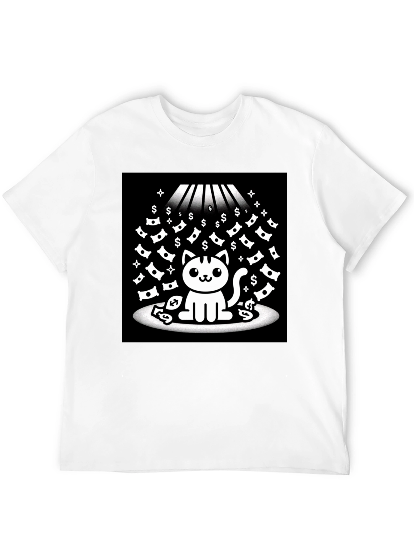 Lucky Cat T-Shirt - Money Rain