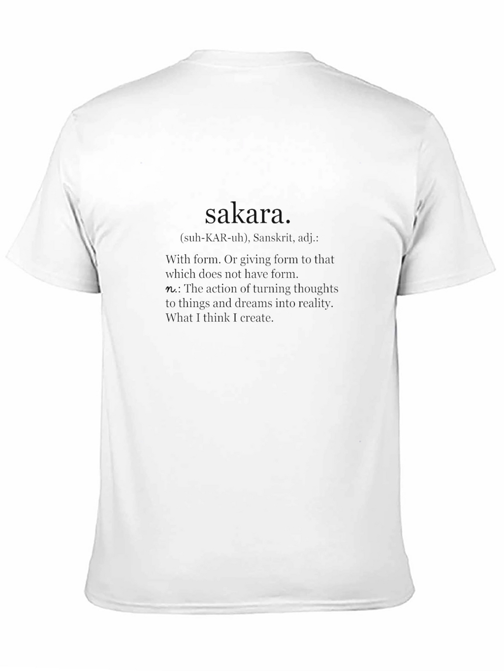 Sakara Definition Graphic Tee - Black T-Shirt