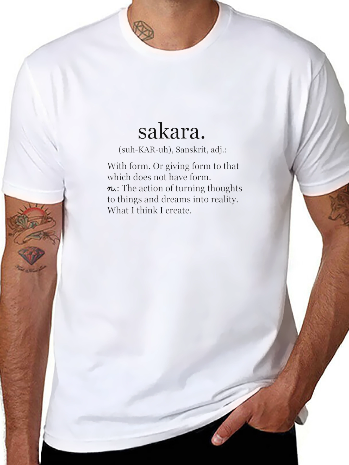 Sakara Definition Graphic Tee - Black T-Shirt