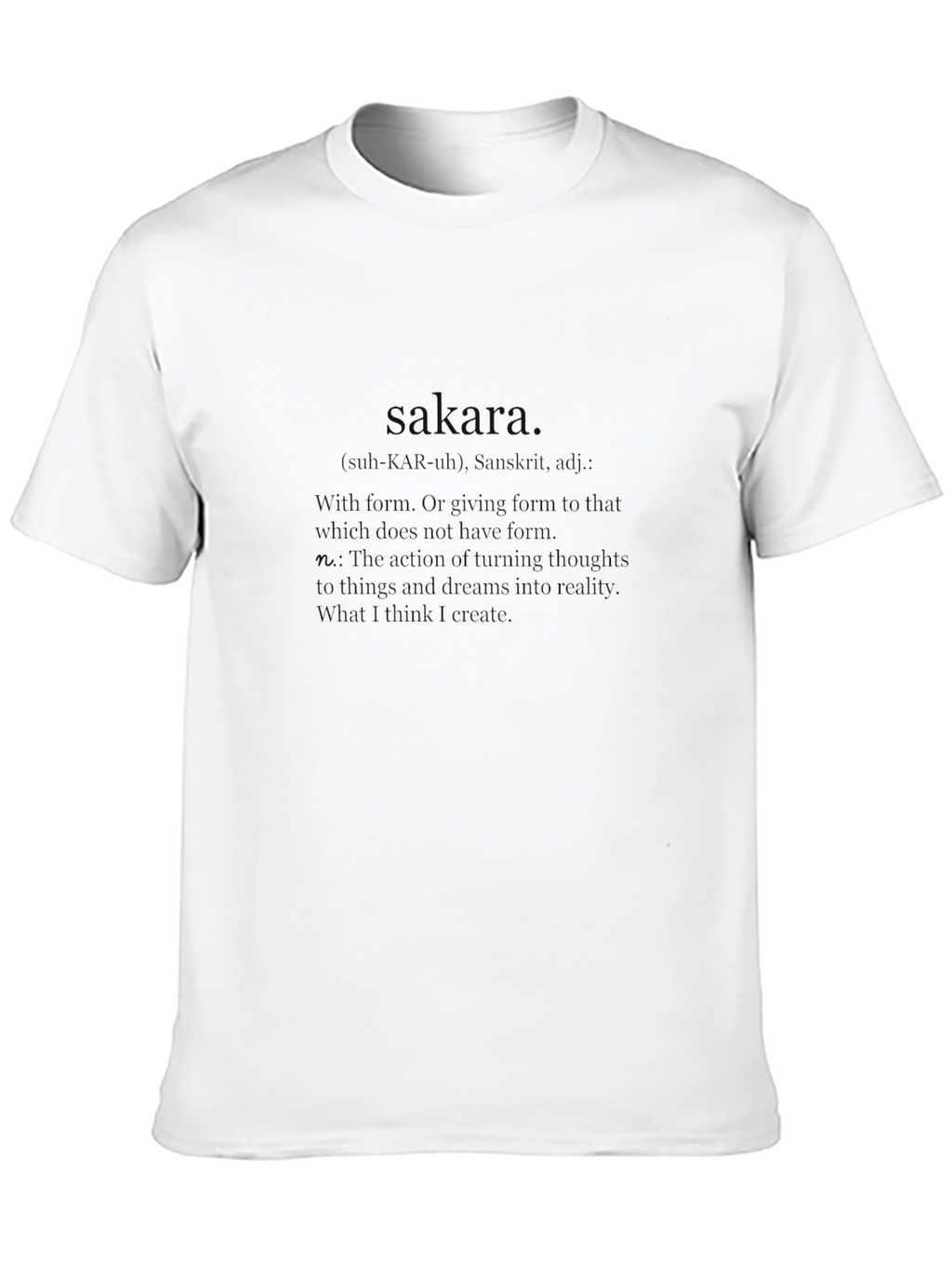Sakara Definition Graphic Tee - Black T-Shirt
