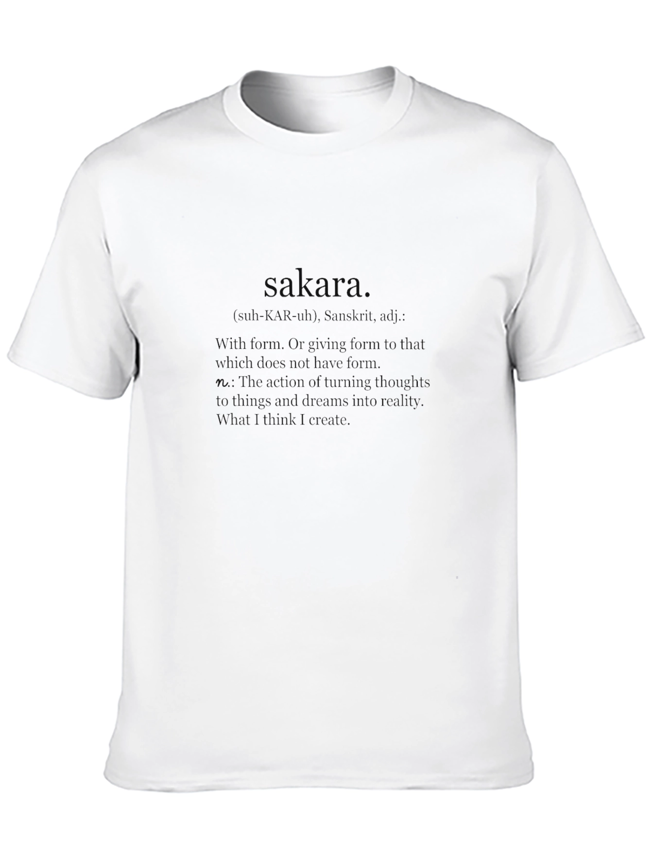 Sakara Definition Graphic Tee - Black T-Shirt