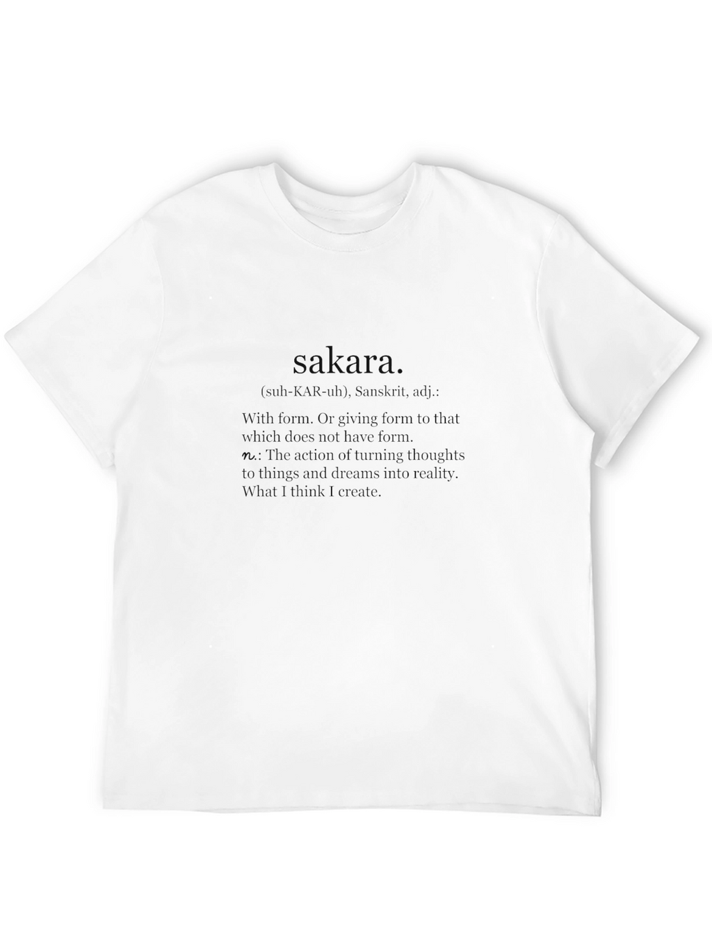 Sakara Definition Graphic Tee - Black T-Shirt